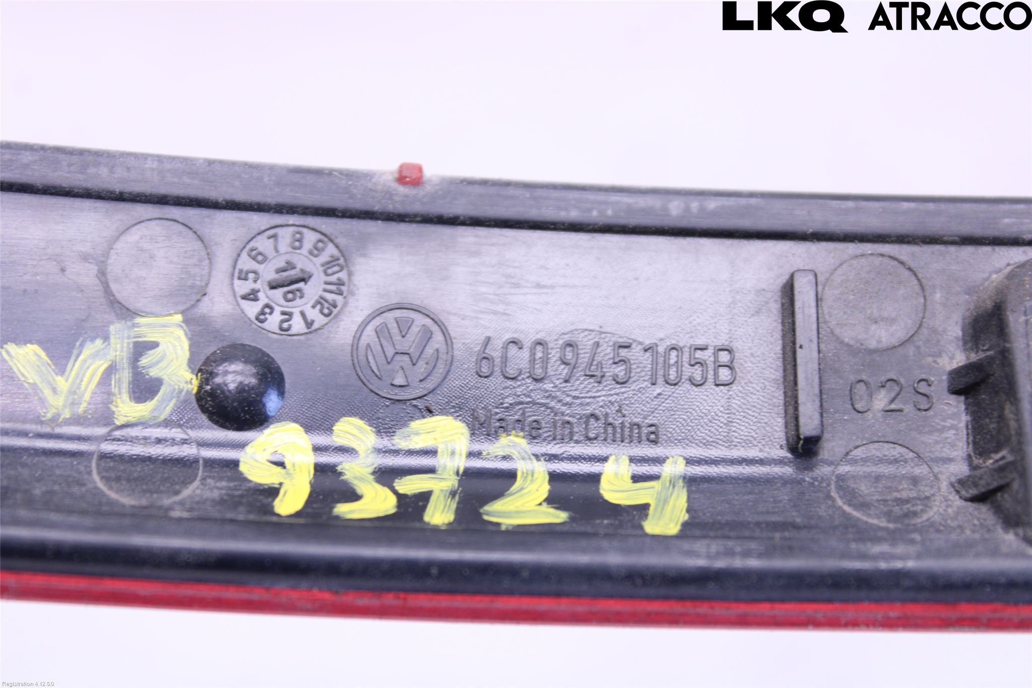 Volkswagen VW POLO 10-17 Dimljus/Reflex Bak