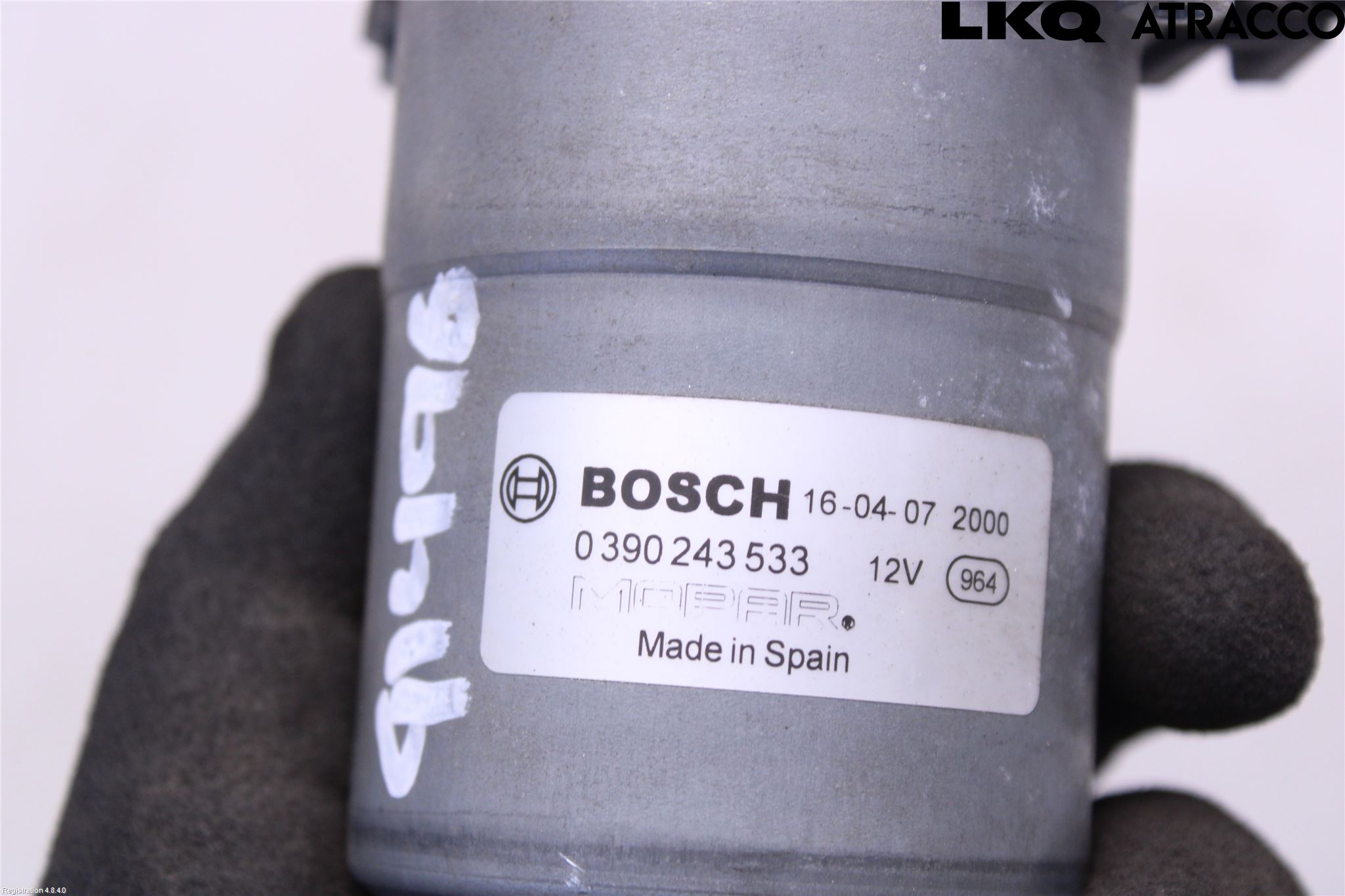 Fiat 500X 15- Torkarmotor Vindruta