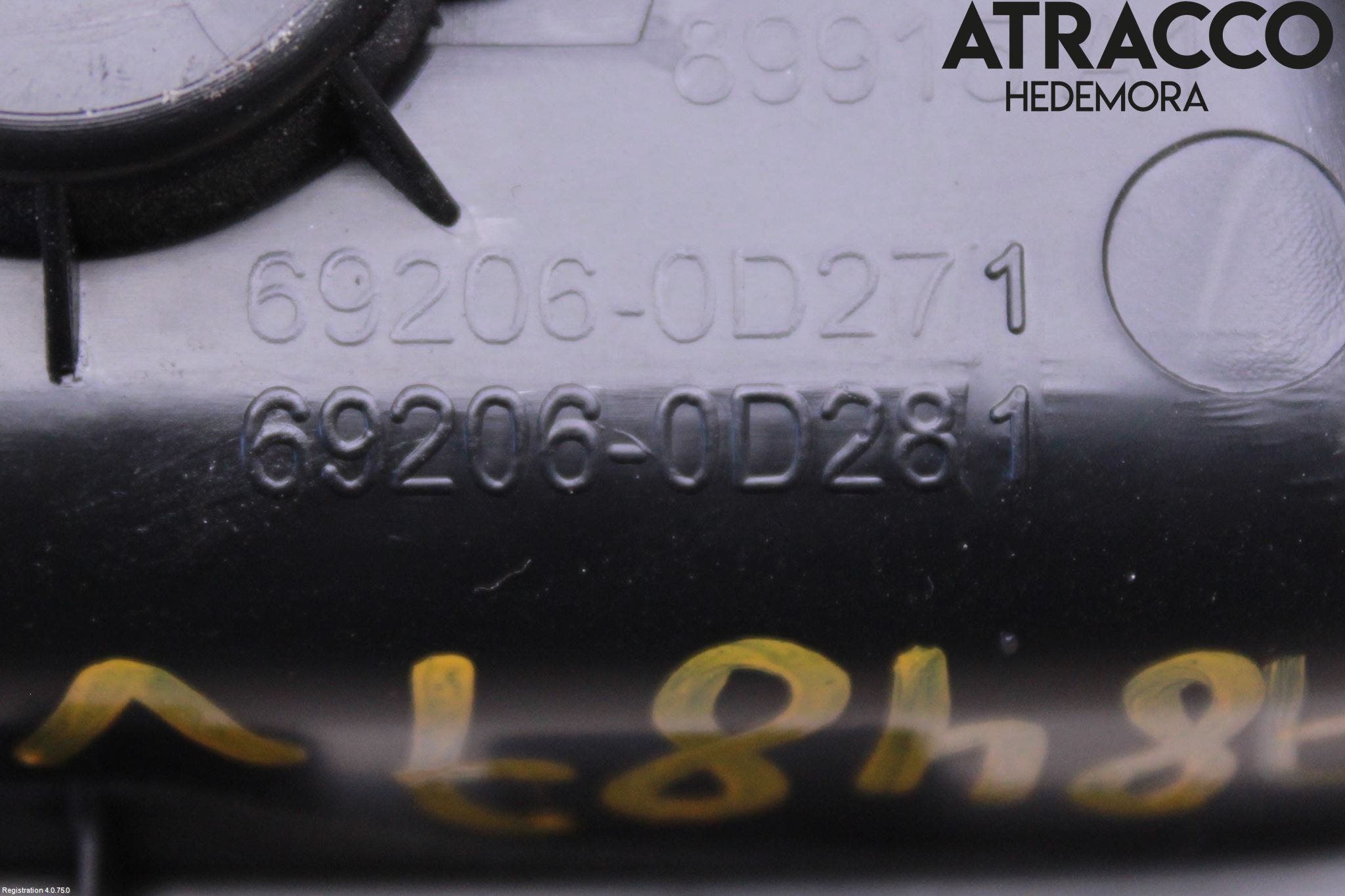 Peugeot 108 15-22 Dörrhandtag Inre Vä