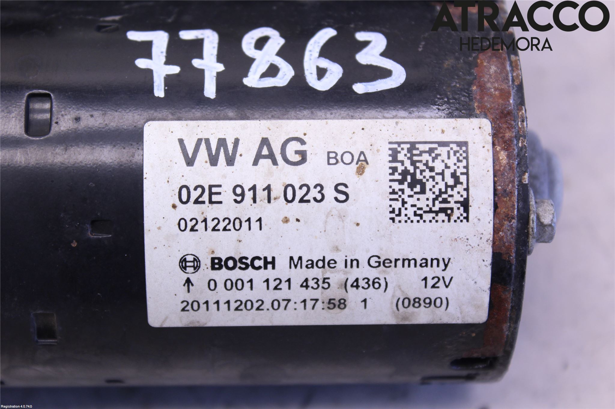 Volkswagen VW PASSAT CC 08-16 Startmotor