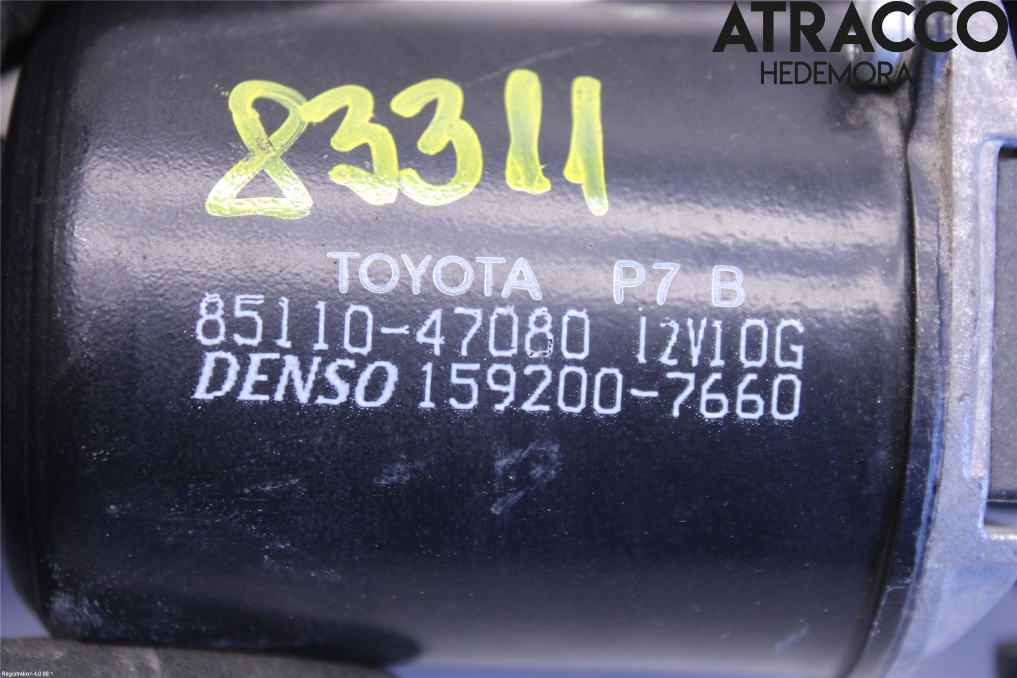 Toyota PRIUS NWH20 04-08 Torkarmotor Vindruta