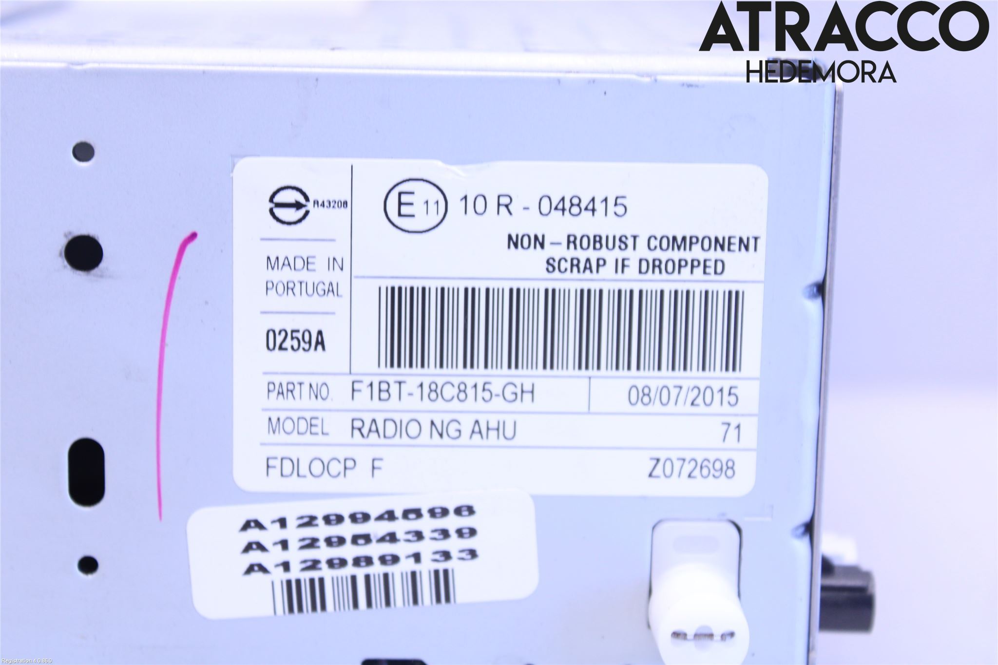 Ford FOCUS 15-18 Cd Radio - Multimediapanel