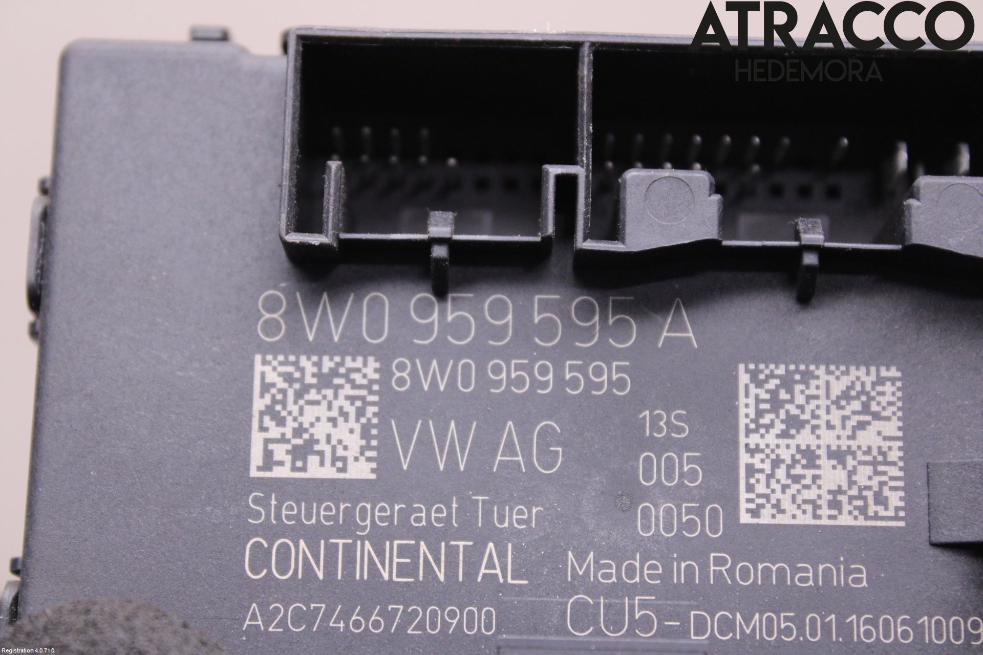 Audi A4/S4 B9 16-19 Styrenhet Dörr