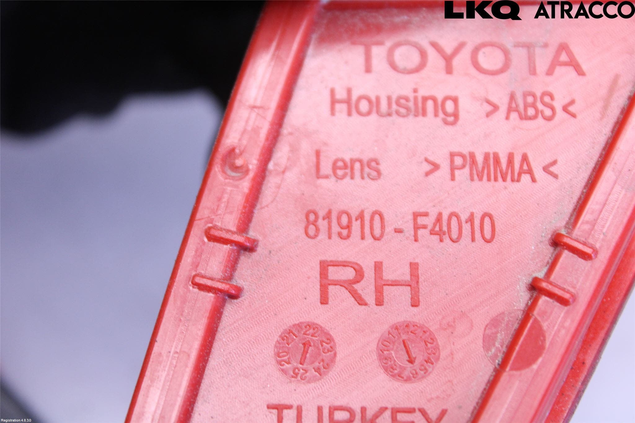 Toyota C-HR 16-23 Dimljus/Reflex Bak