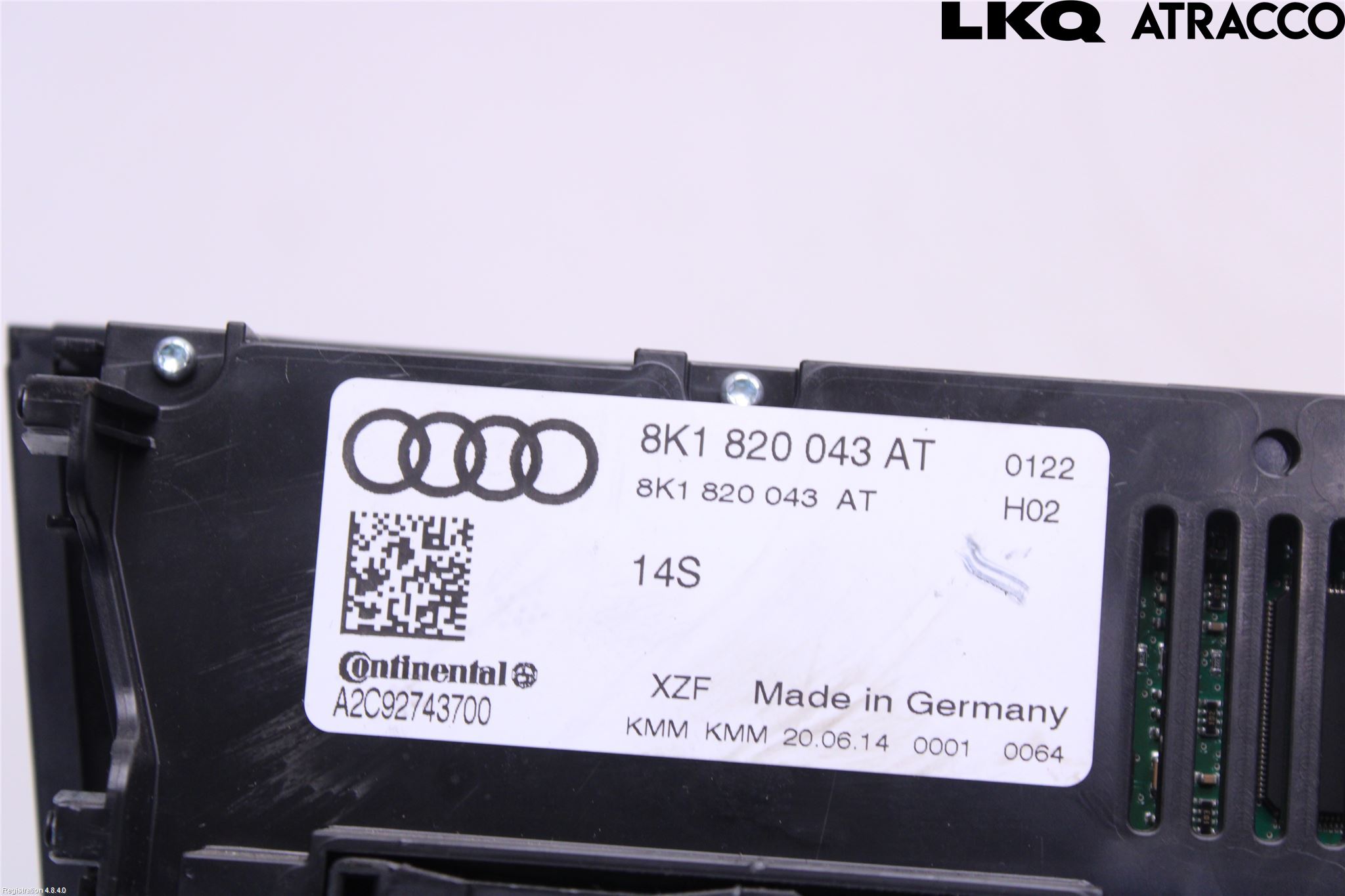 Audi Q5 09-16 Ac Styrenhet Ac Manöveren