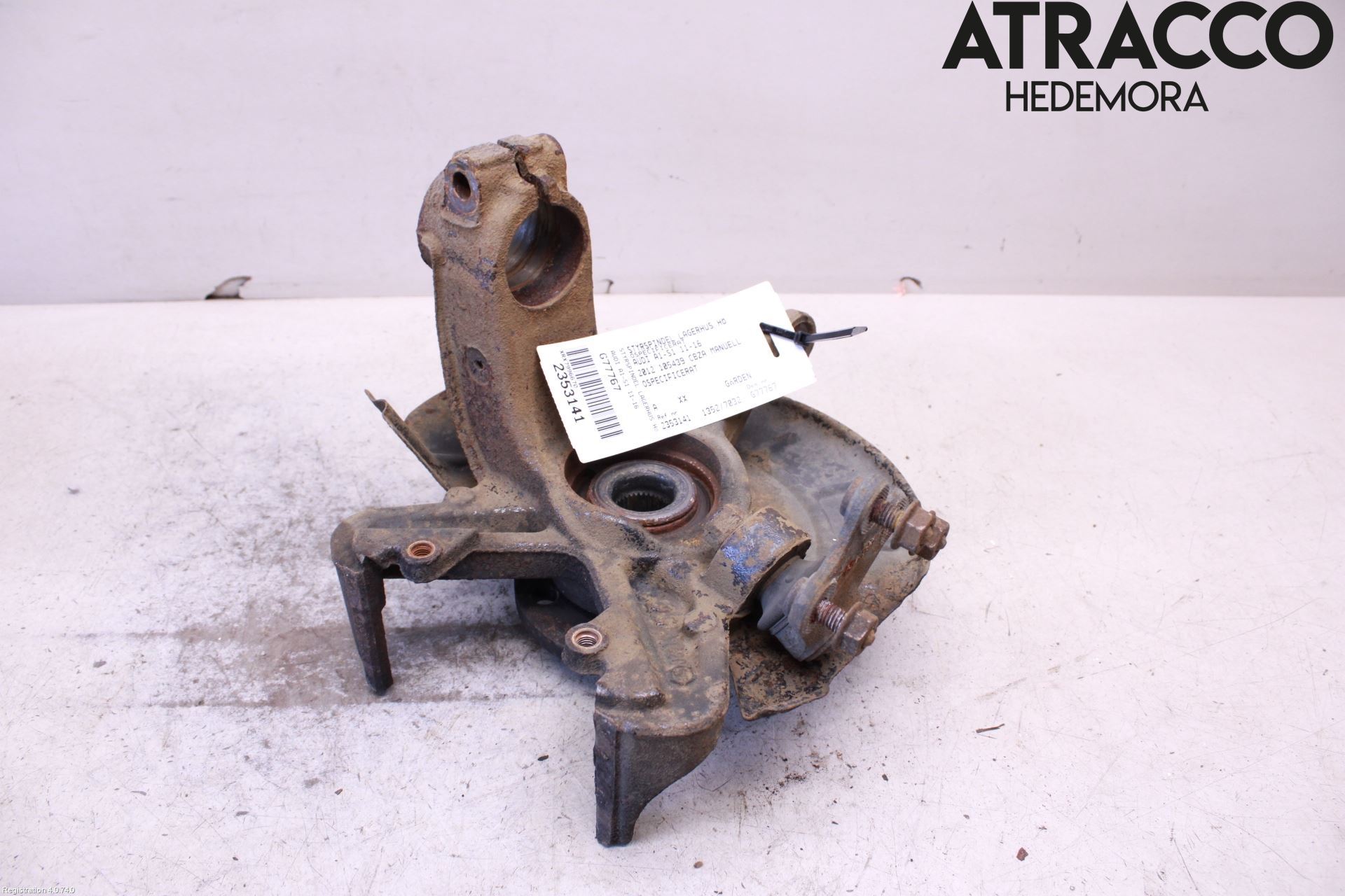 Audi A1/S1 11-18 Styrspindel Lagerhus Hö