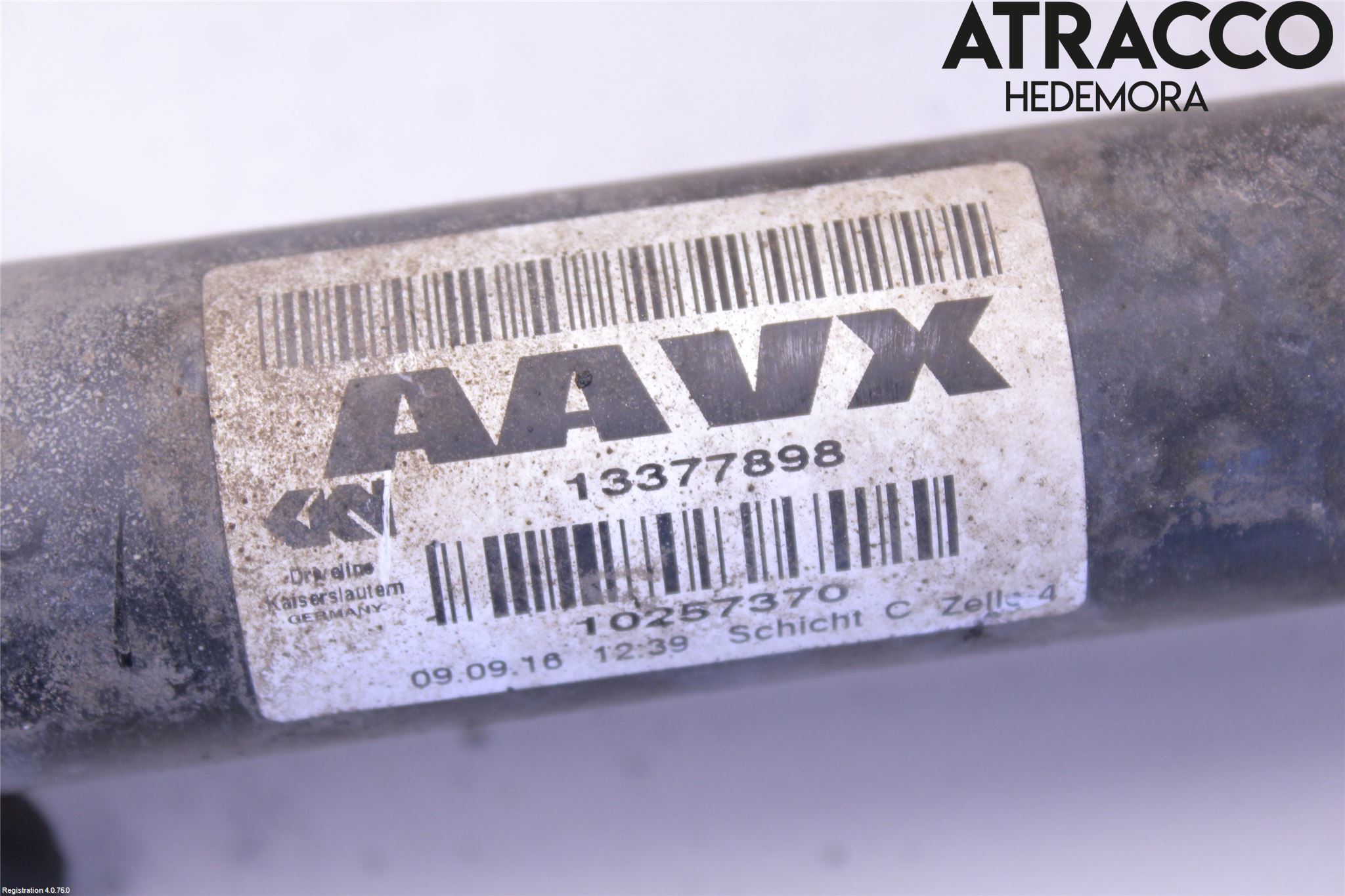 Opel ZAFIRA C 12-19 Drivaxel Fram Höger