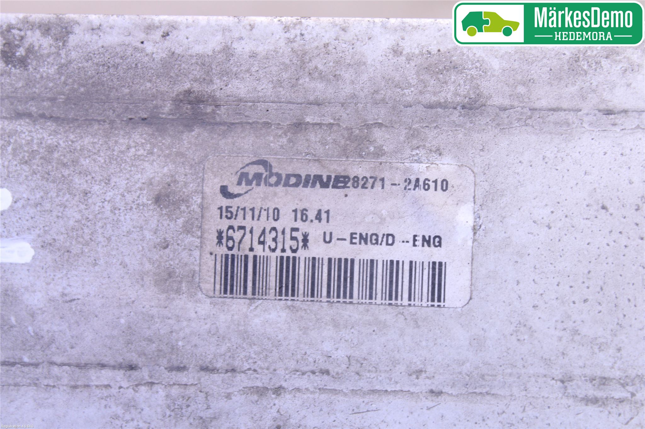 Kia CEED 06-12 Laddluft-Intercooler Kyl