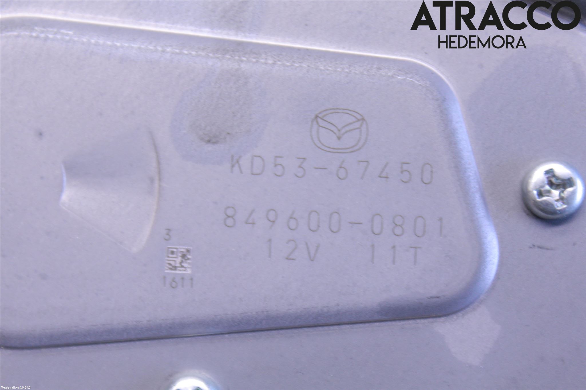 Mazda CX-5 12-17 Torkarmotor Baklucka