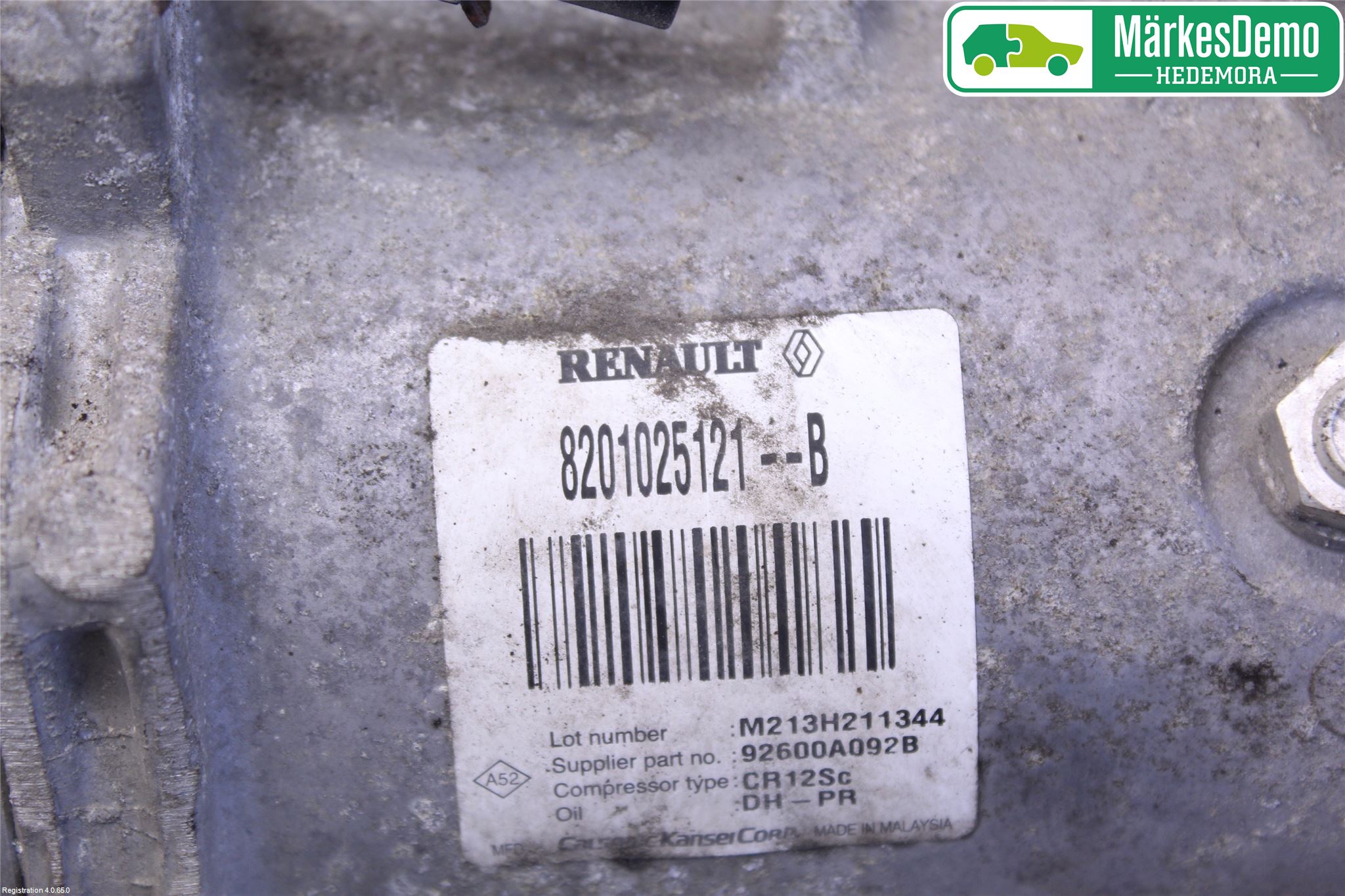 Dacia SANDERO/STEPWAY 13-20 Ac Kompressor