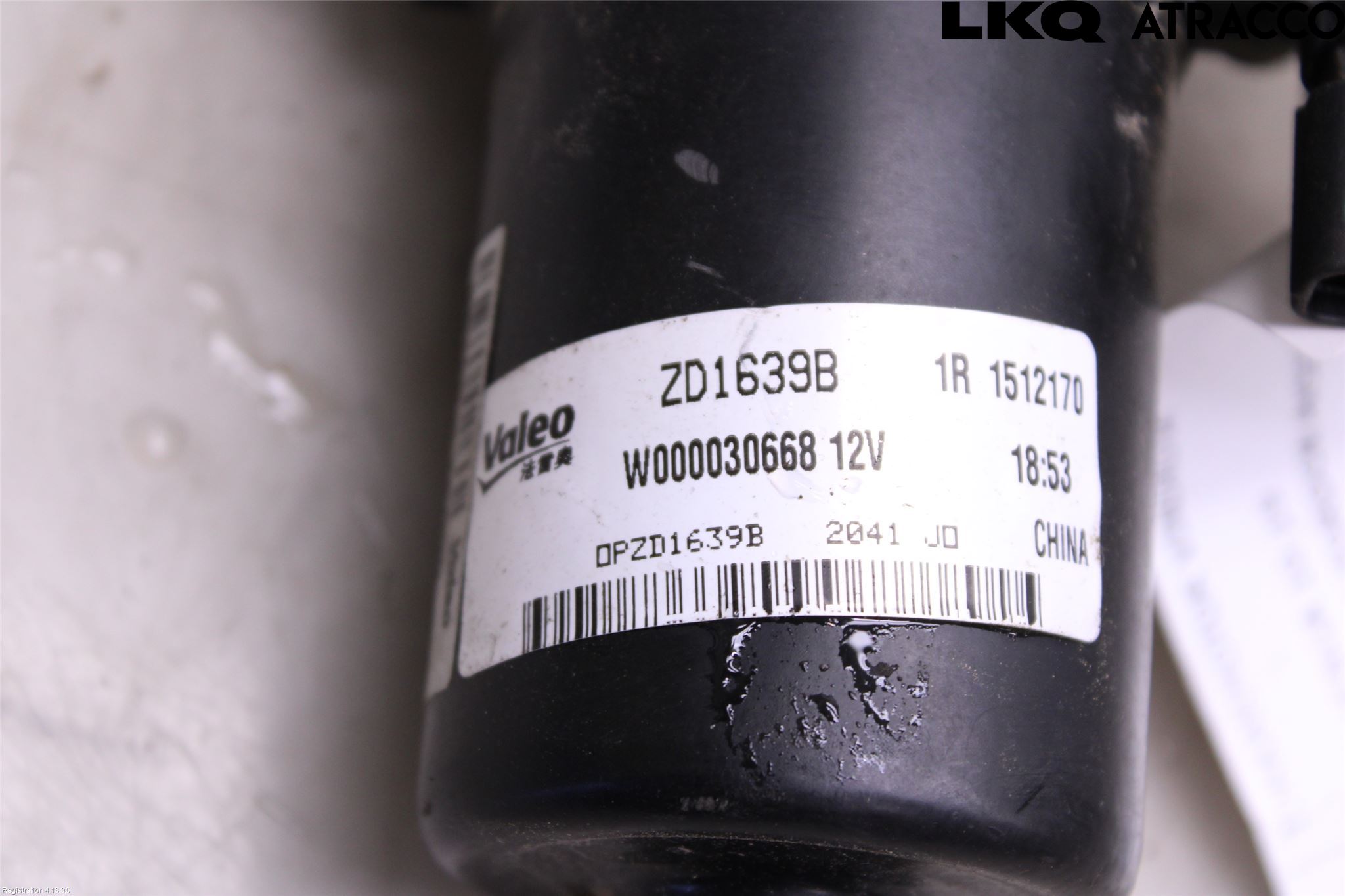 Kia VENGA 10-19 Torkarmotor Vindruta