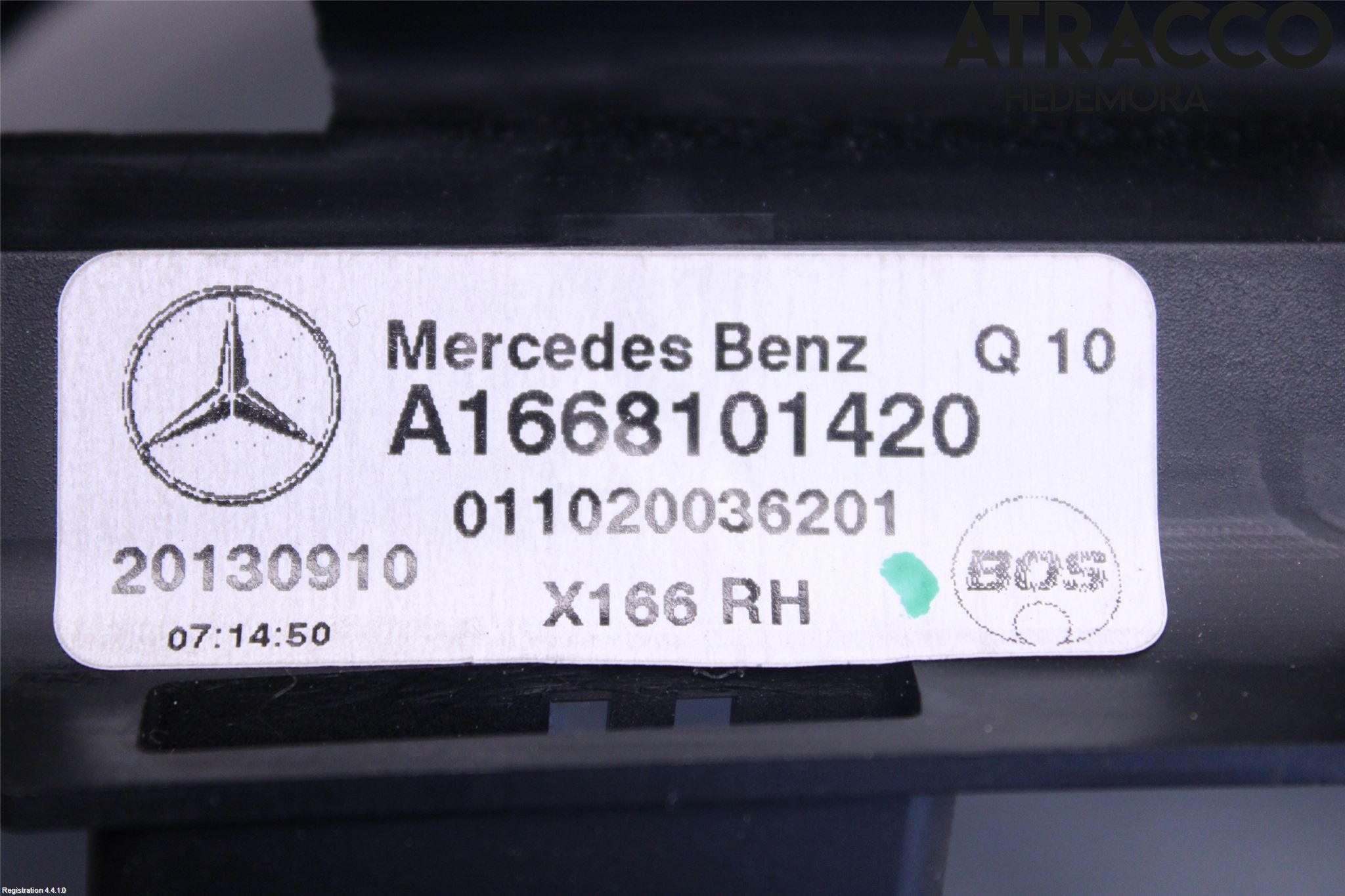 Mercedes-Benz MB GL/GLS-KLASS (X166) 12-19 Insynskydd