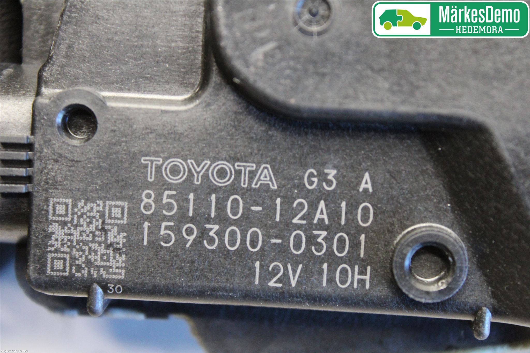 Toyota AURIS 07-09 Torkarmotor Vindruta