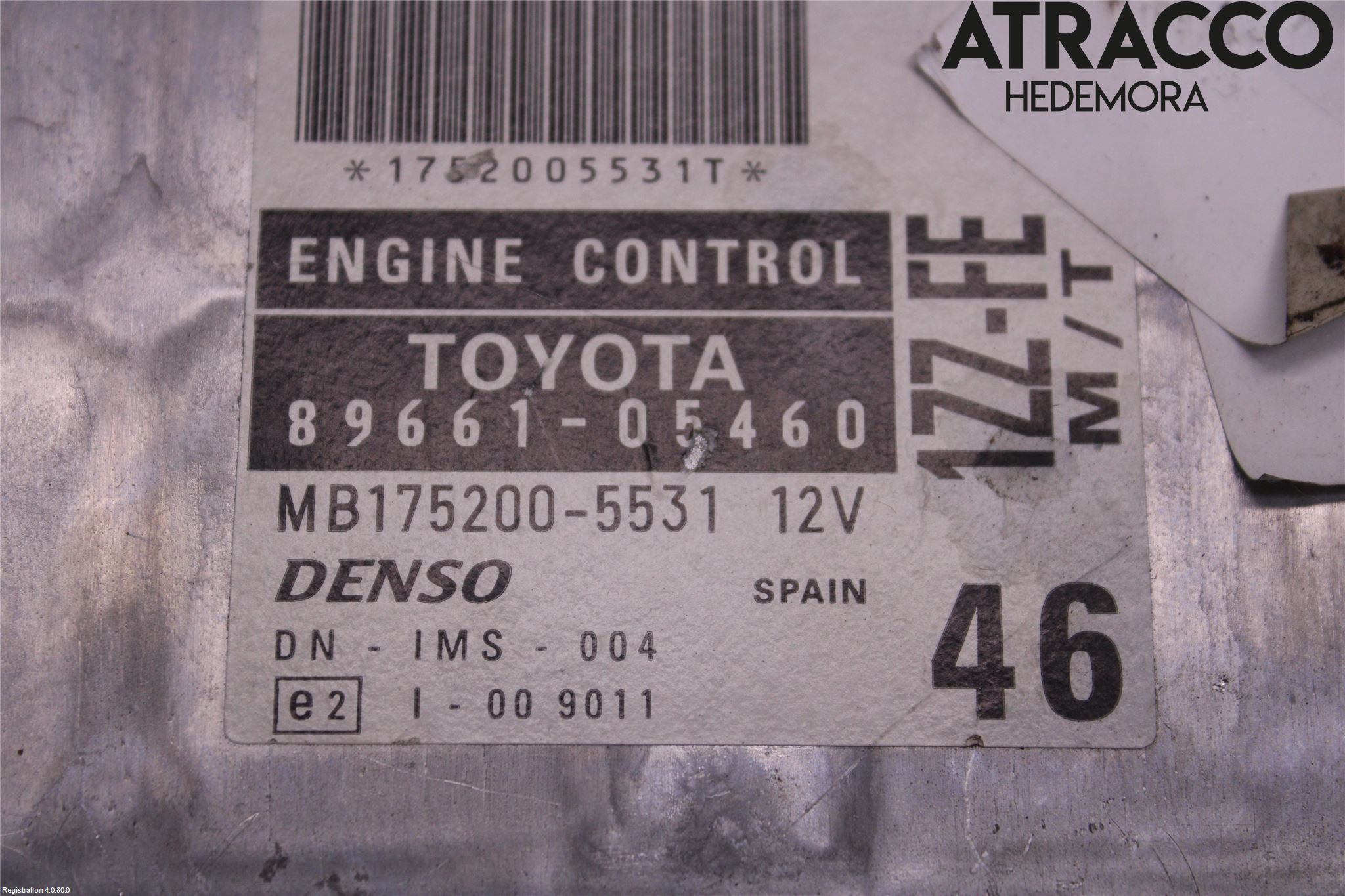 Toyota AVENSIS 98-02 Styrenhet Insprut Bensin