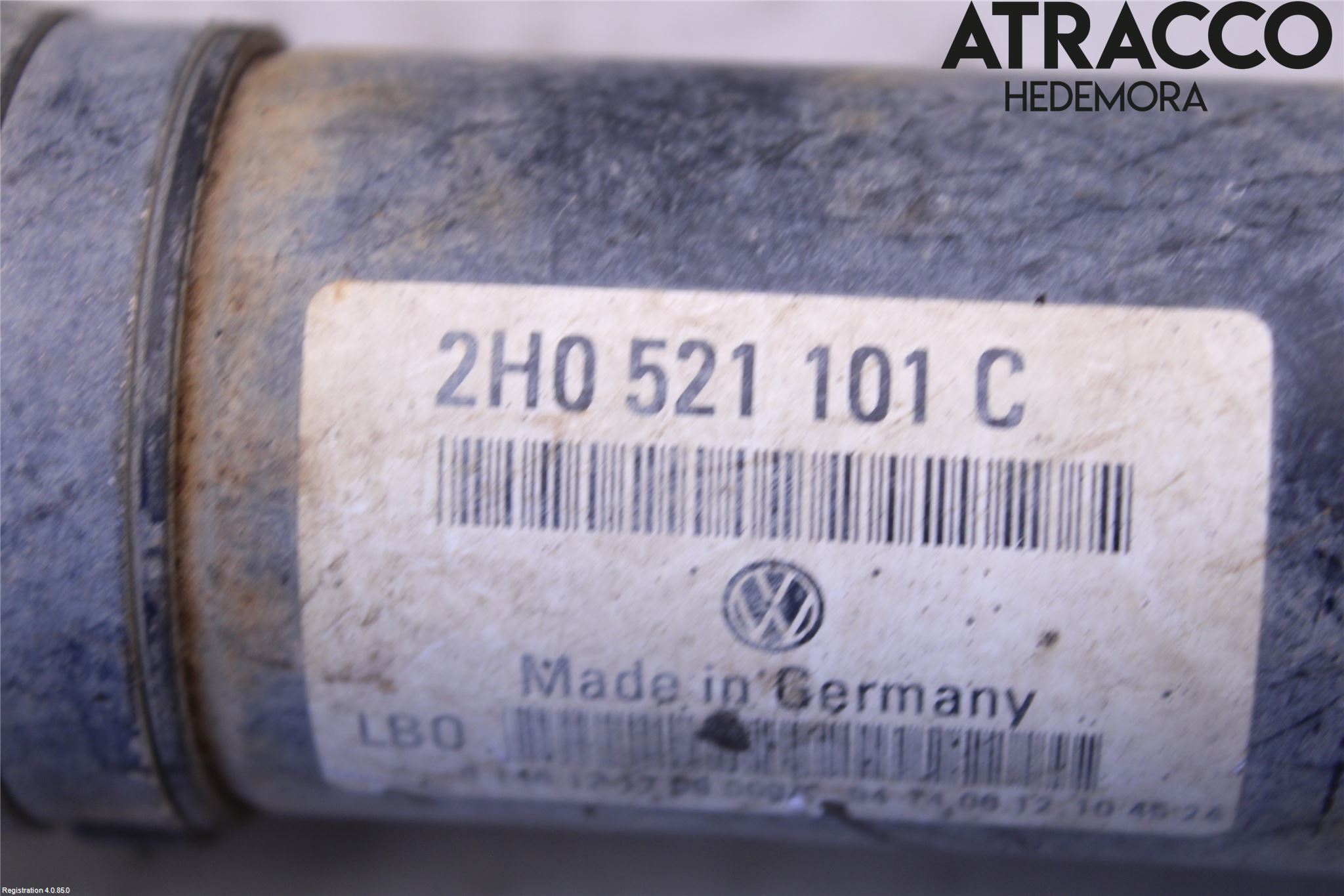 Volkswagen VW AMAROK 2H 10-22 Mellanaxel Främre 4Wd