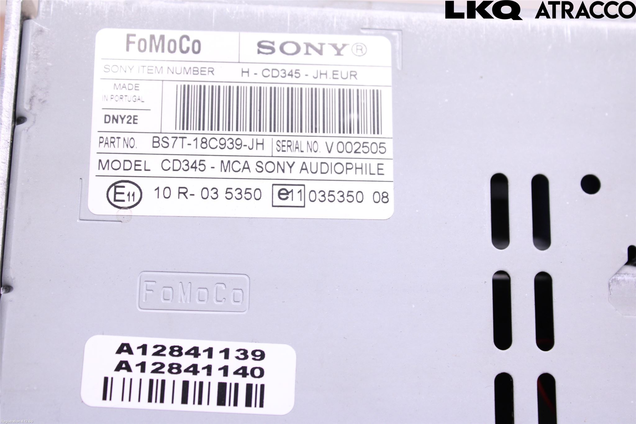 Ford S-MAX 06-15 Cd Radio - Multimediapanel