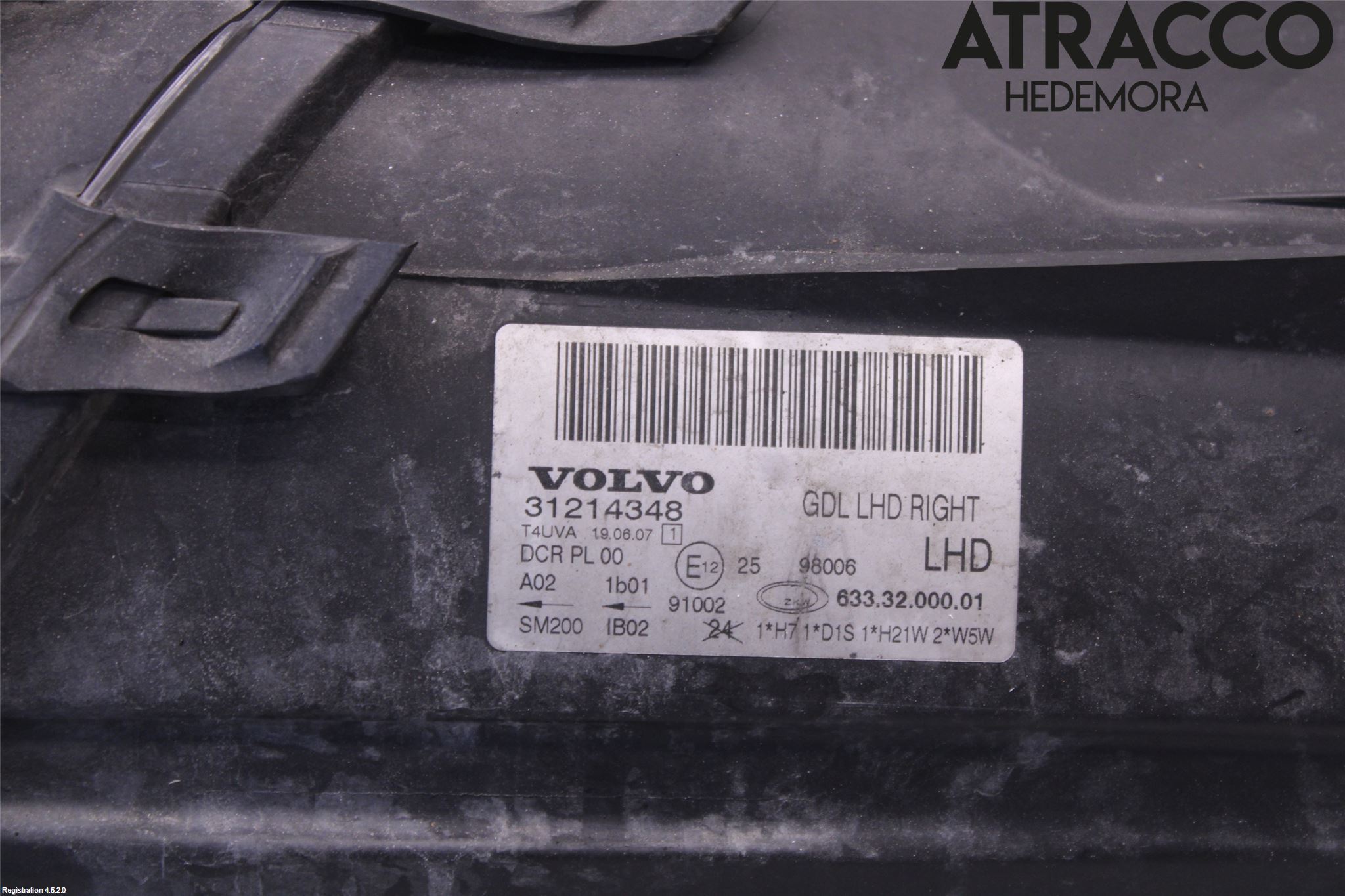 Volvo S80 07-13 Strålkastare Höger