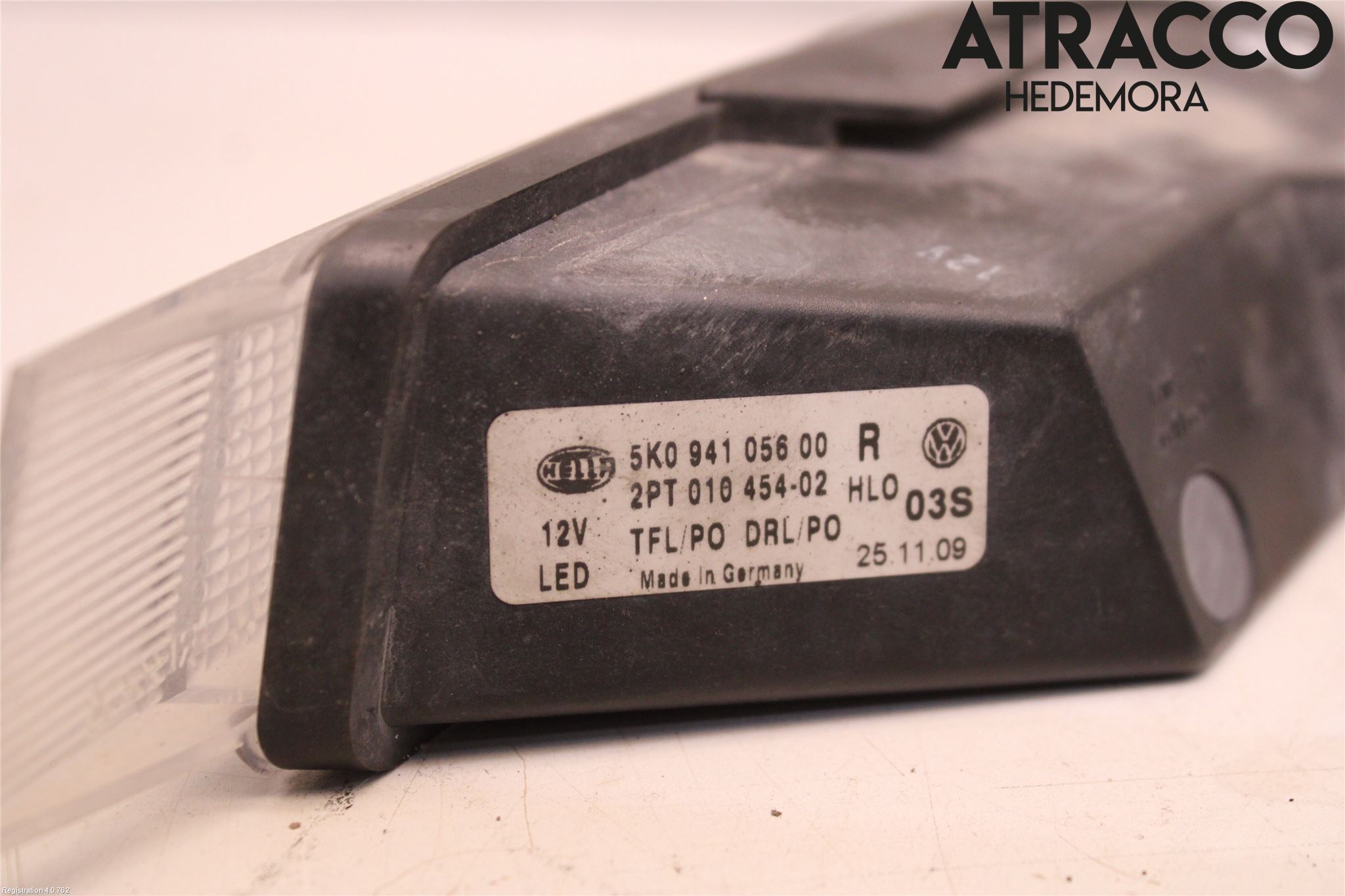 Volkswagen VW GOLF VI 09-13 Dimljus-Varselljus Fram