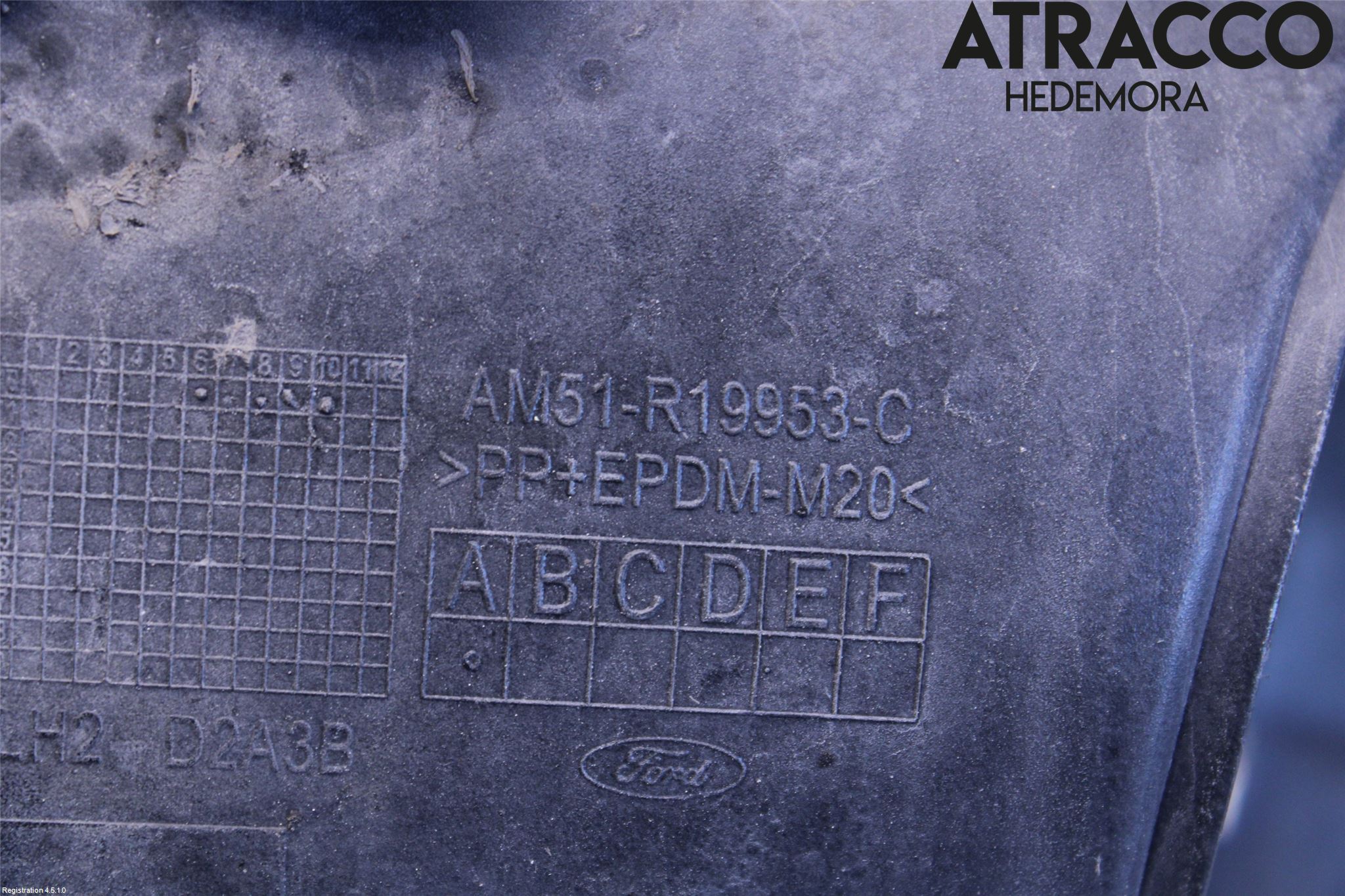 Ford GRAND C-MAX  11-14 Dimljussarg Fram