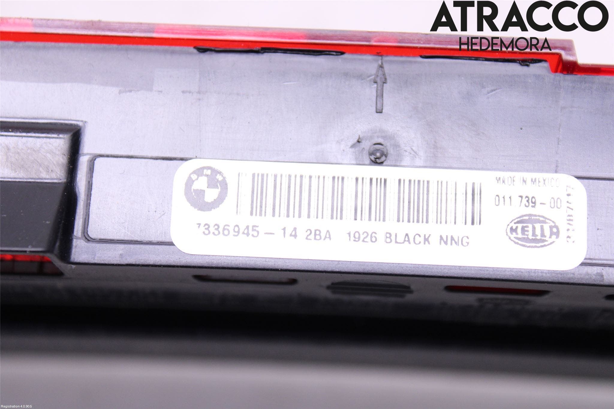 BMW X4 F26 14-18 Bromsljus Bakruta