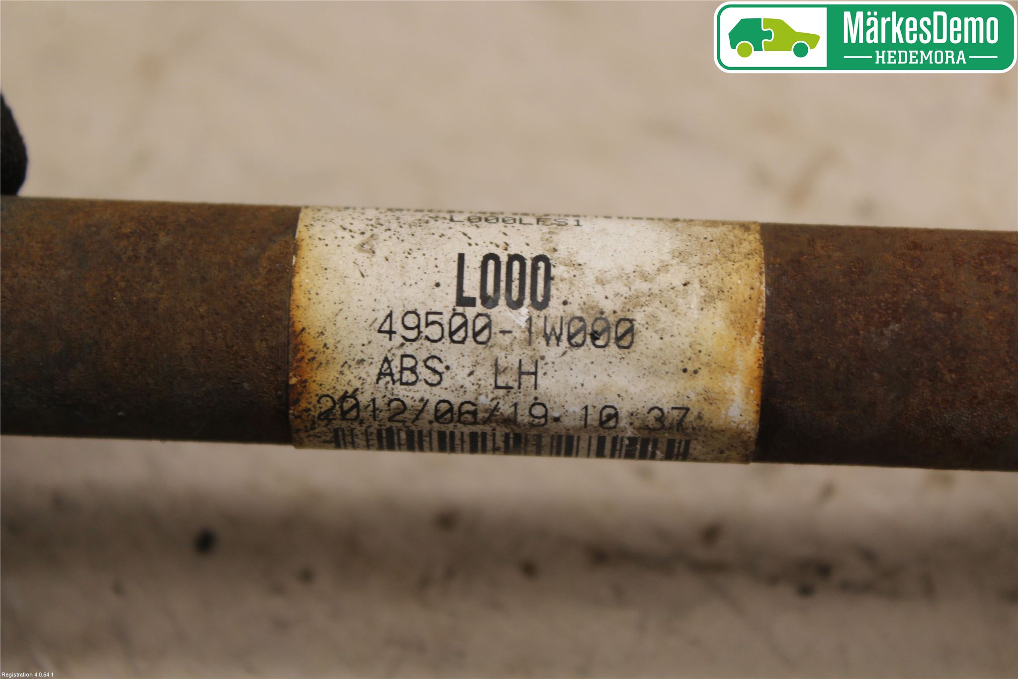 Kia RIO 12-16 Drivaxel Fram Vänster