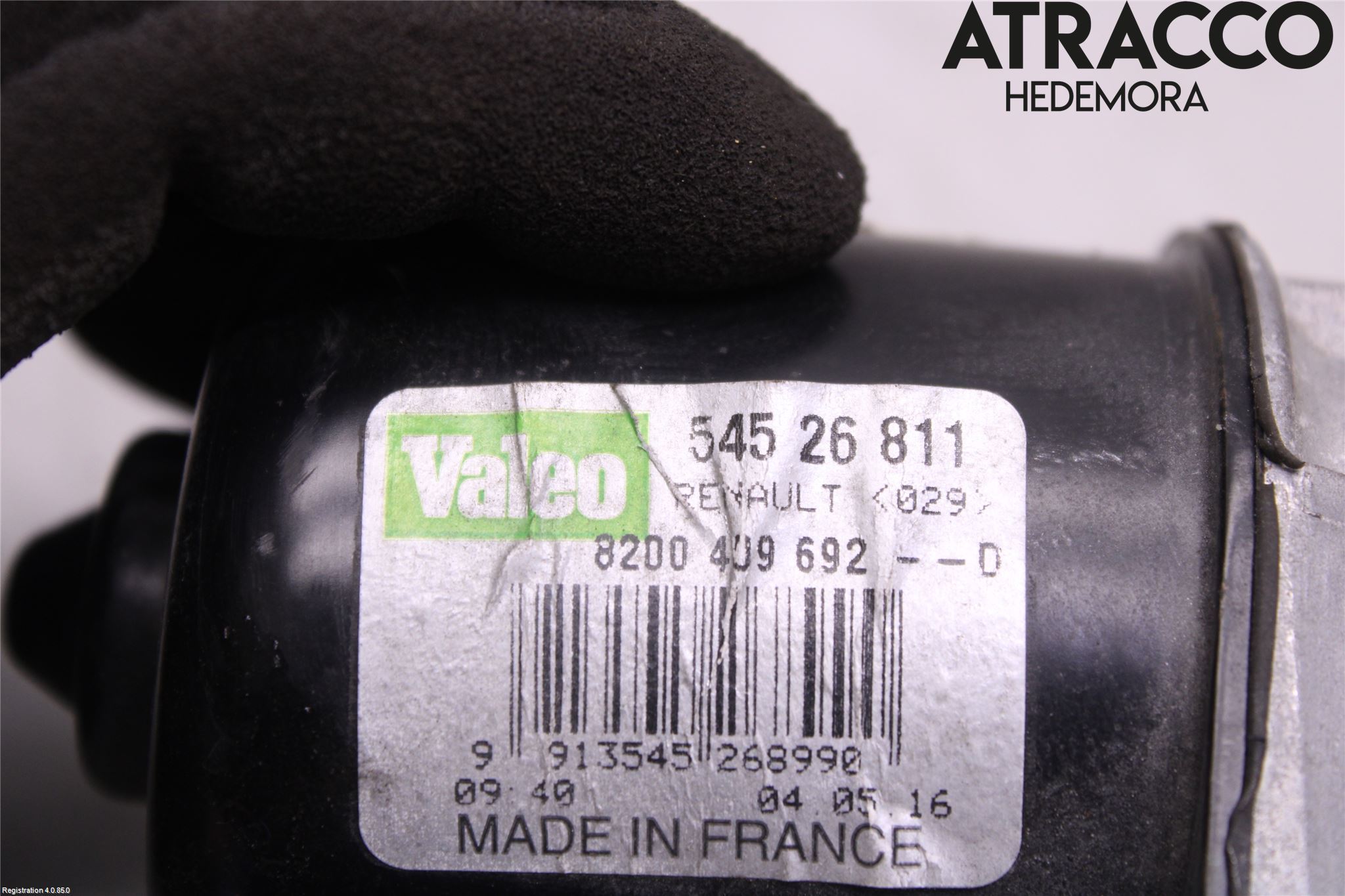 Renault KANGOO II 15-21 Torkarmotor Vindruta