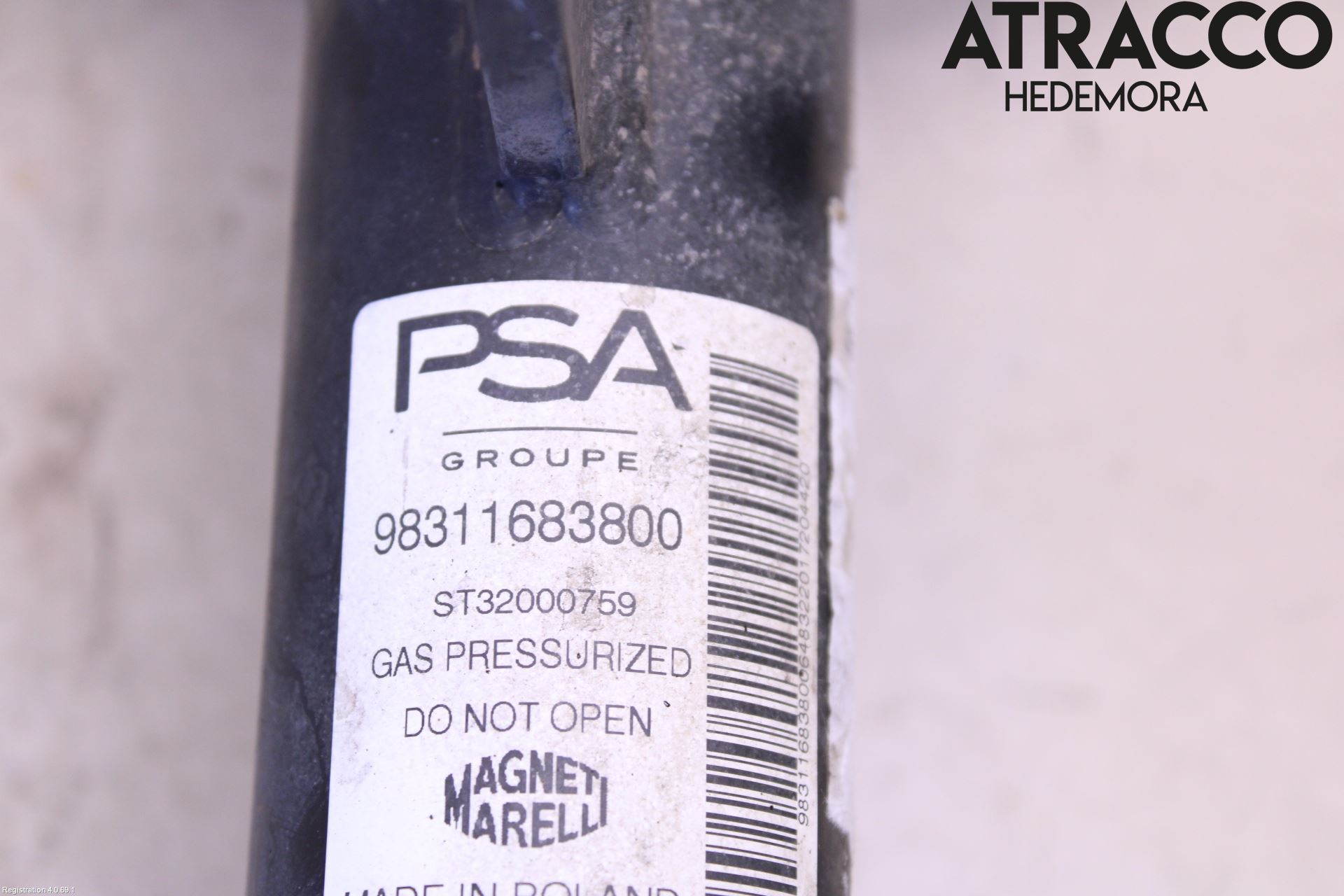 Peugeot 208/E-208 20- Fjäderben Fram Vänster