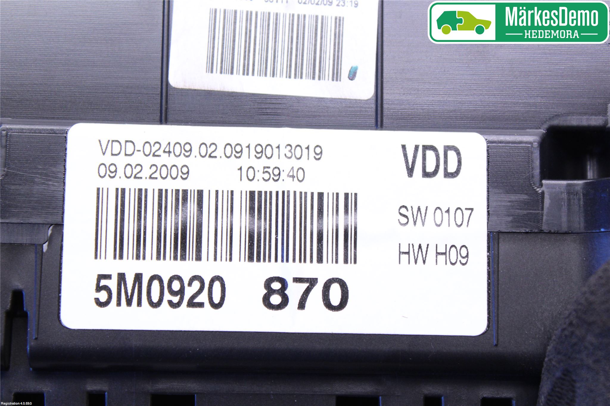Volkswagen VW GOLF PLUS/CROSS GOLF 04-14 Instrument Komb