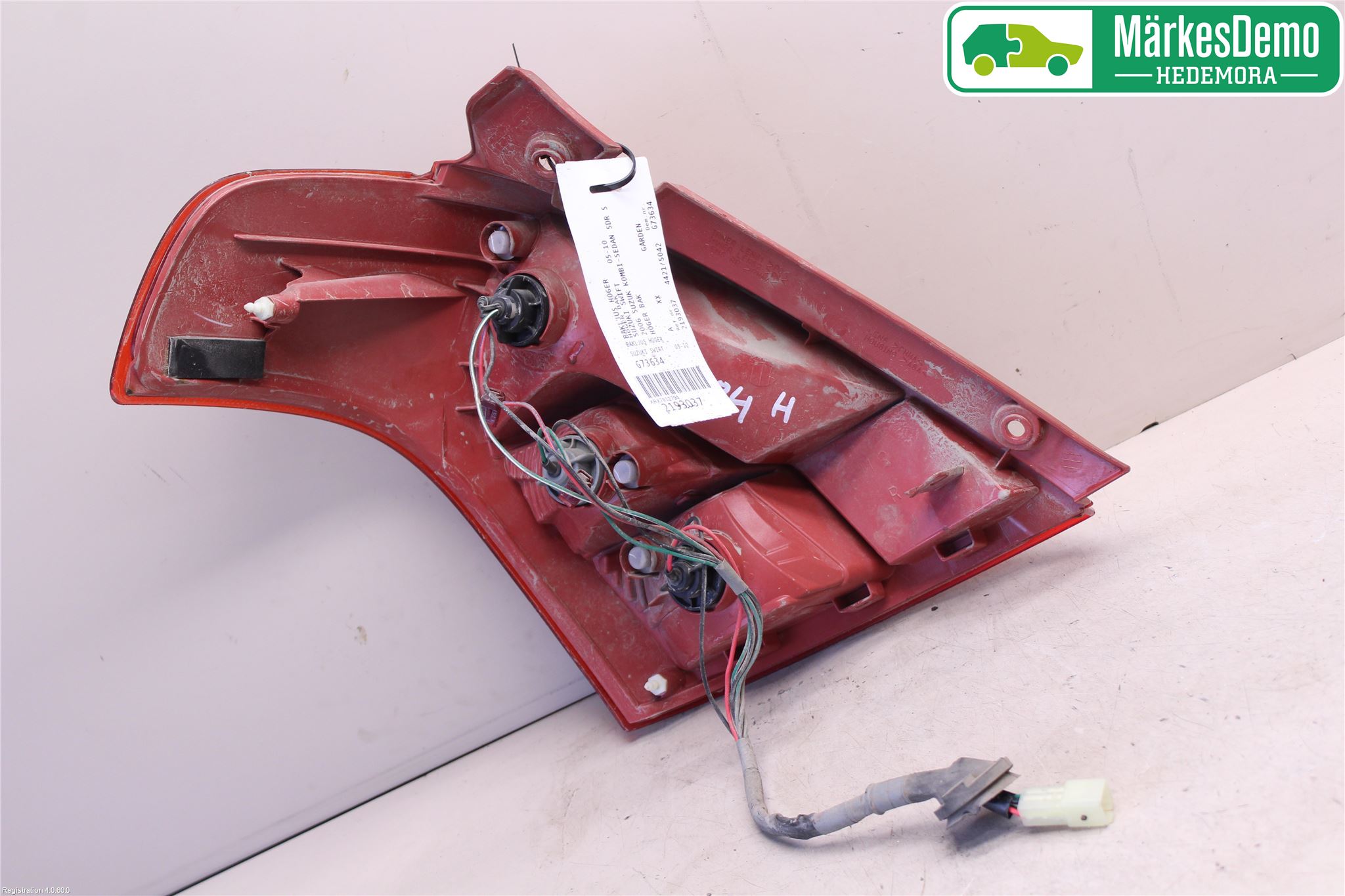 Suzuki SWIFT 05-10 Bakljus Höger