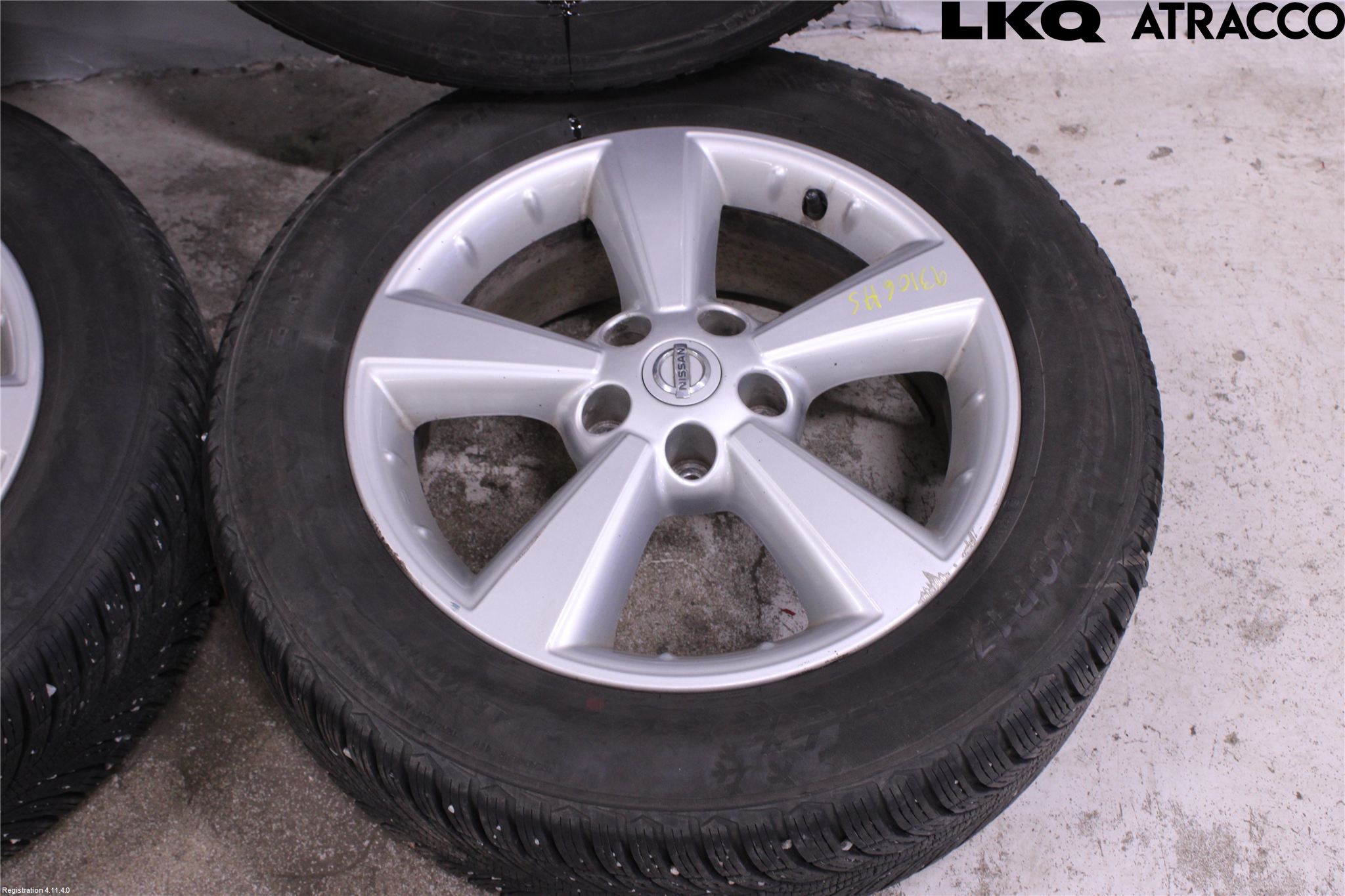 Nissan QASHQAI+2  10-14 Vinterdäck Alumfälg 4St