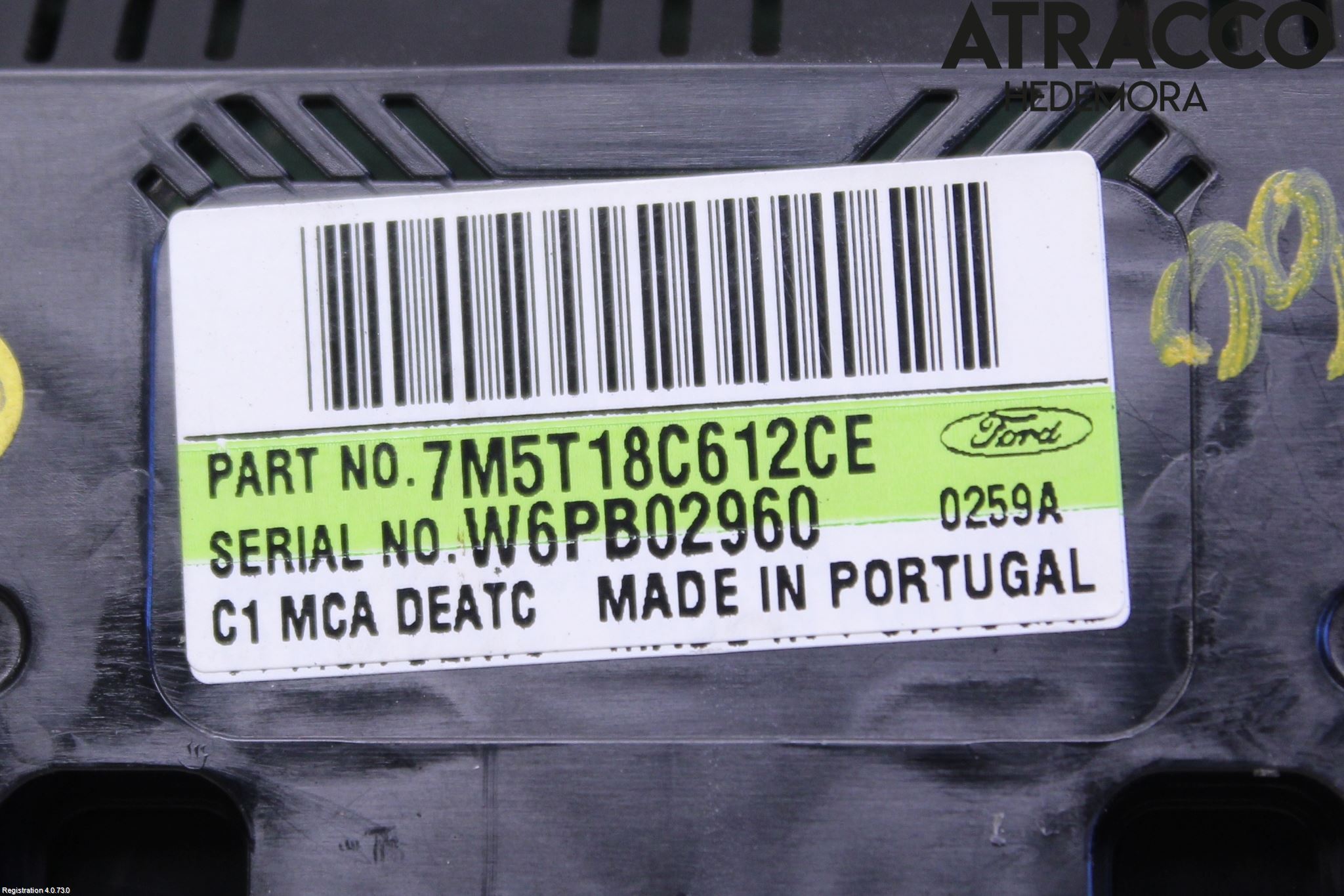 Ford FOCUS 08-11 Ac Styrenhet Ac Manöveren