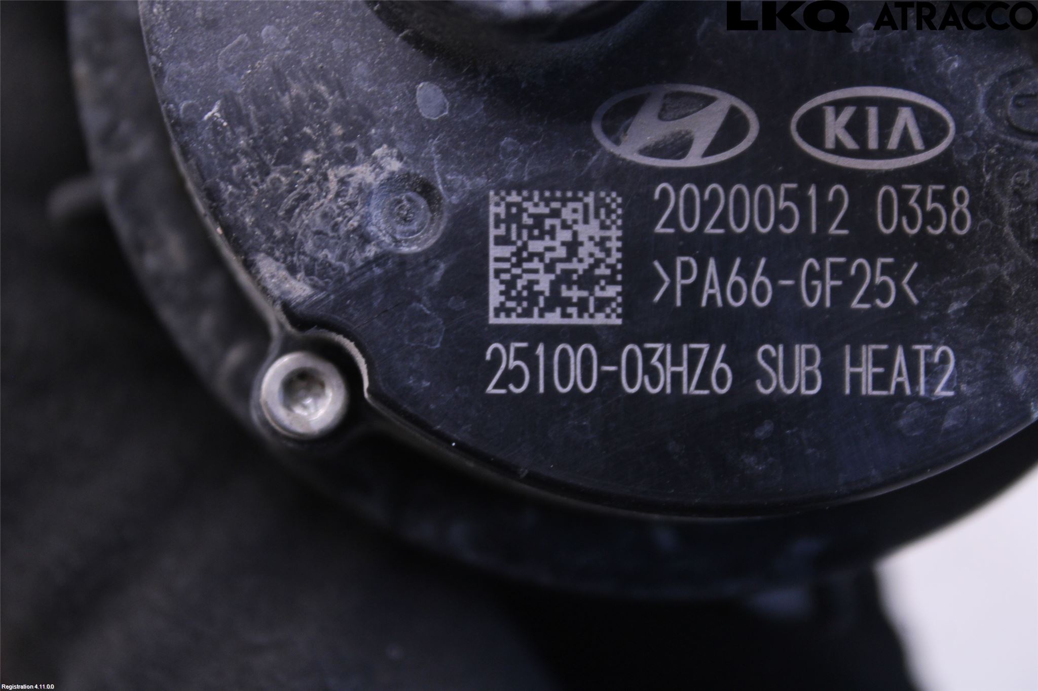 Kia NIRO (DE) 17-22 Värme Cirkulationspump