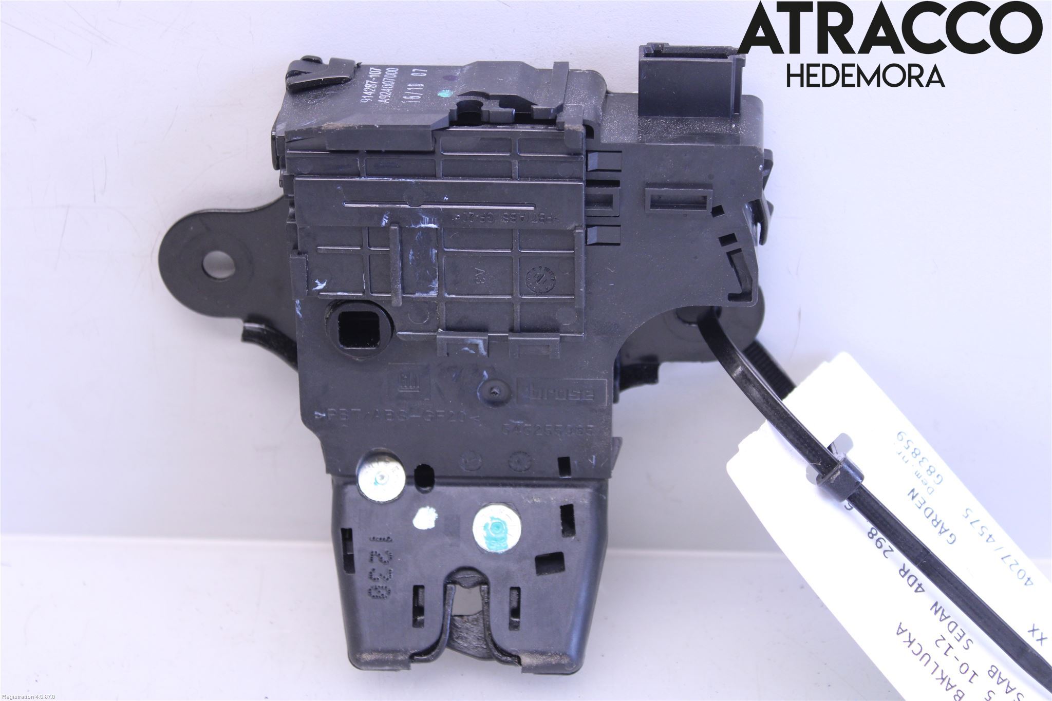 Saab 9-5 10-12 Låskista Baklucka