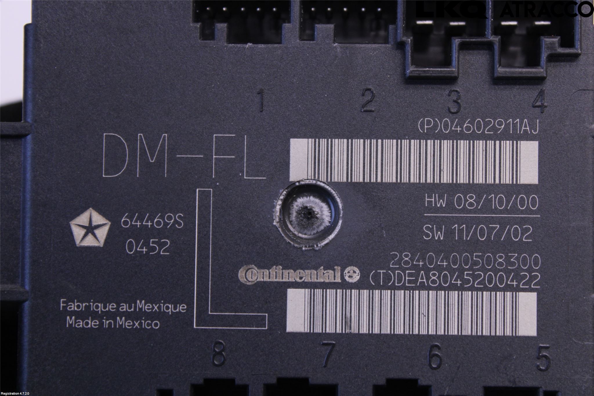 Jeep GRAND CHEROKEE 10-20 Styrenhet Dörr