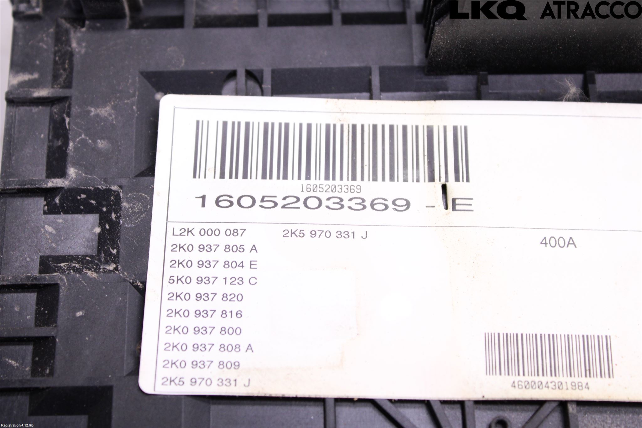 Volkswagen VW CADDY 16-20 Säkringsdosa-Elcentral