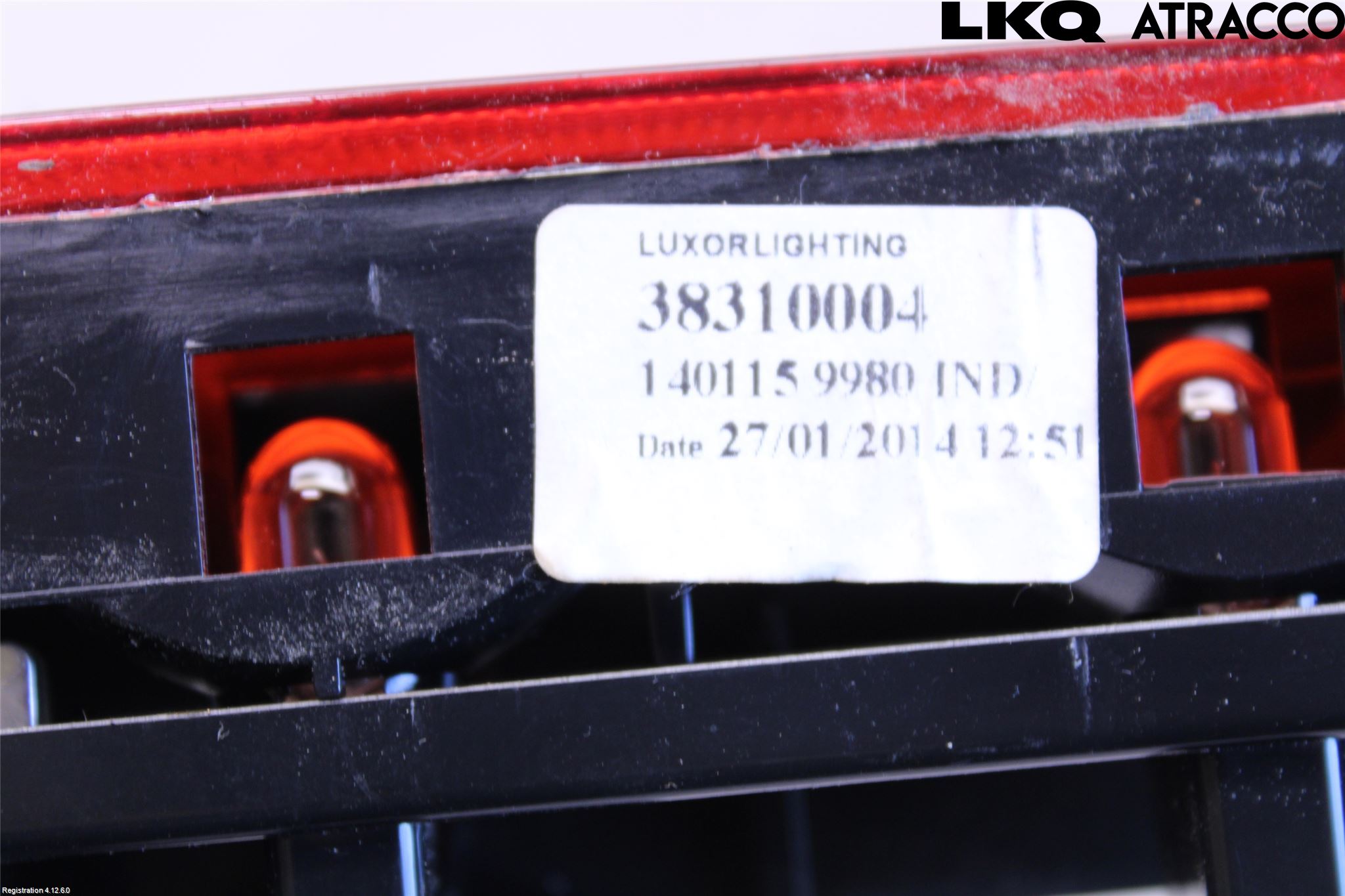 Citroen JUMPY 07-16 Bromsljus Bakruta