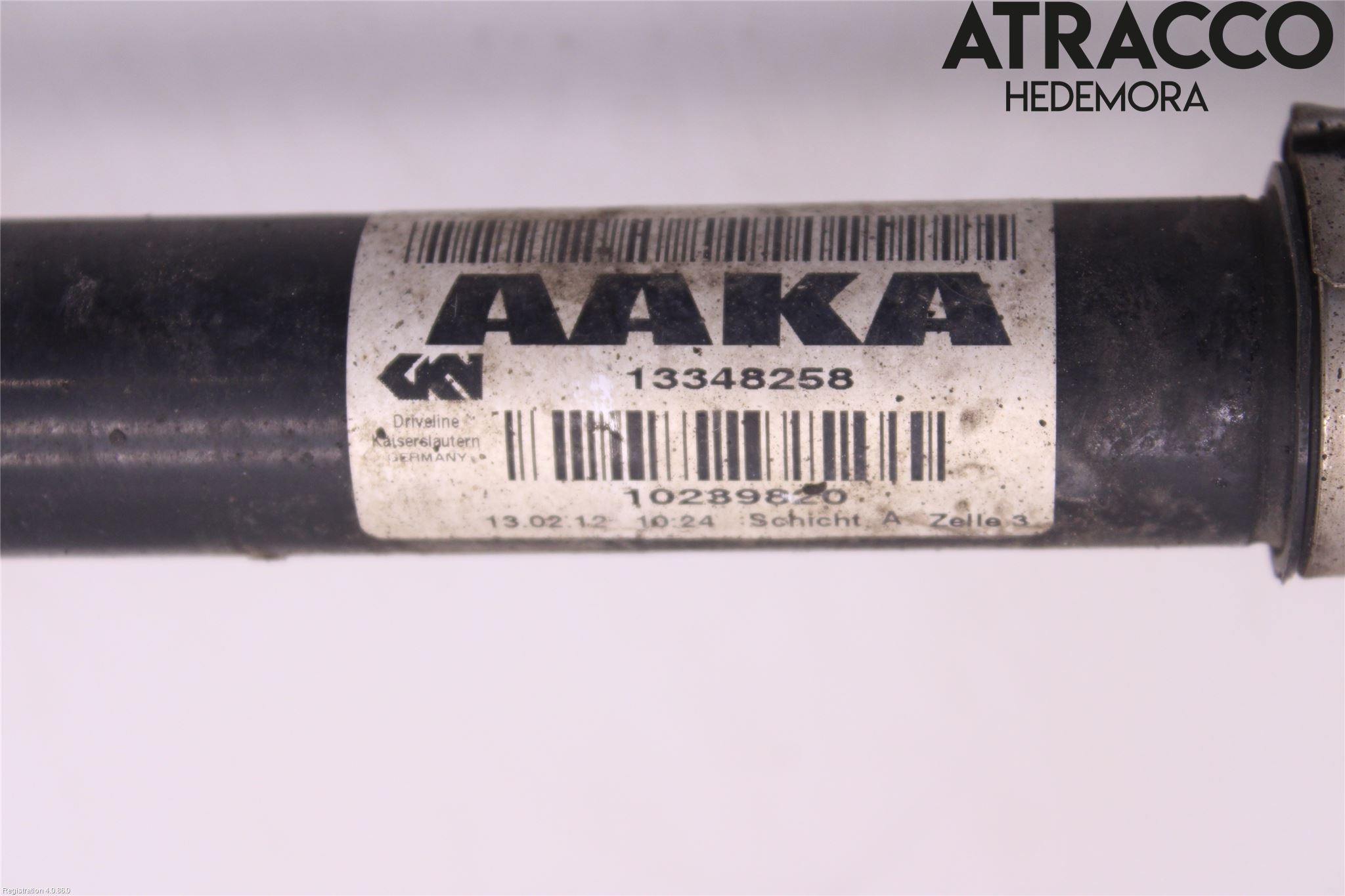 Opel INSIGNIA 09-16 Drivaxel Fram Vänster