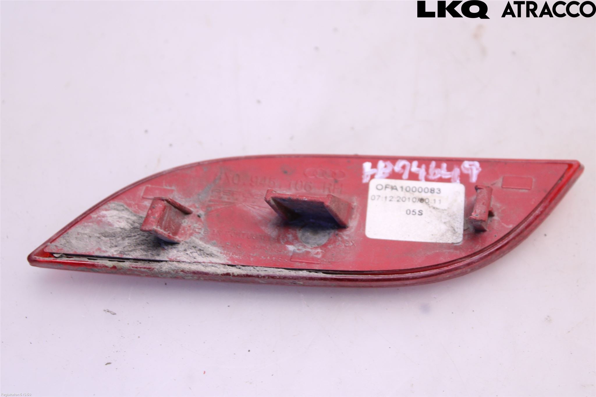 Audi A1/S1 11-18 Dimljus/Reflex Bak