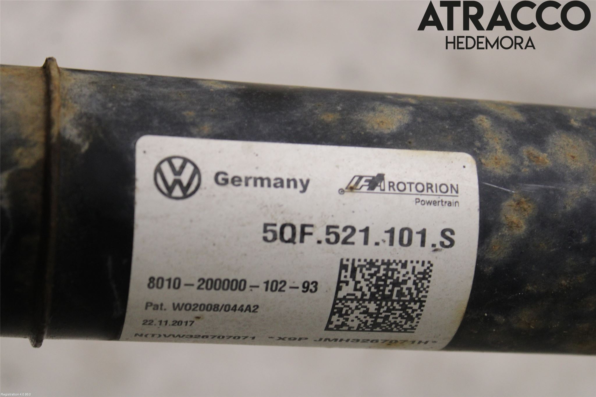 Volkswagen VW TIGUAN ALLSPACE 18- Mellanaxel Komp