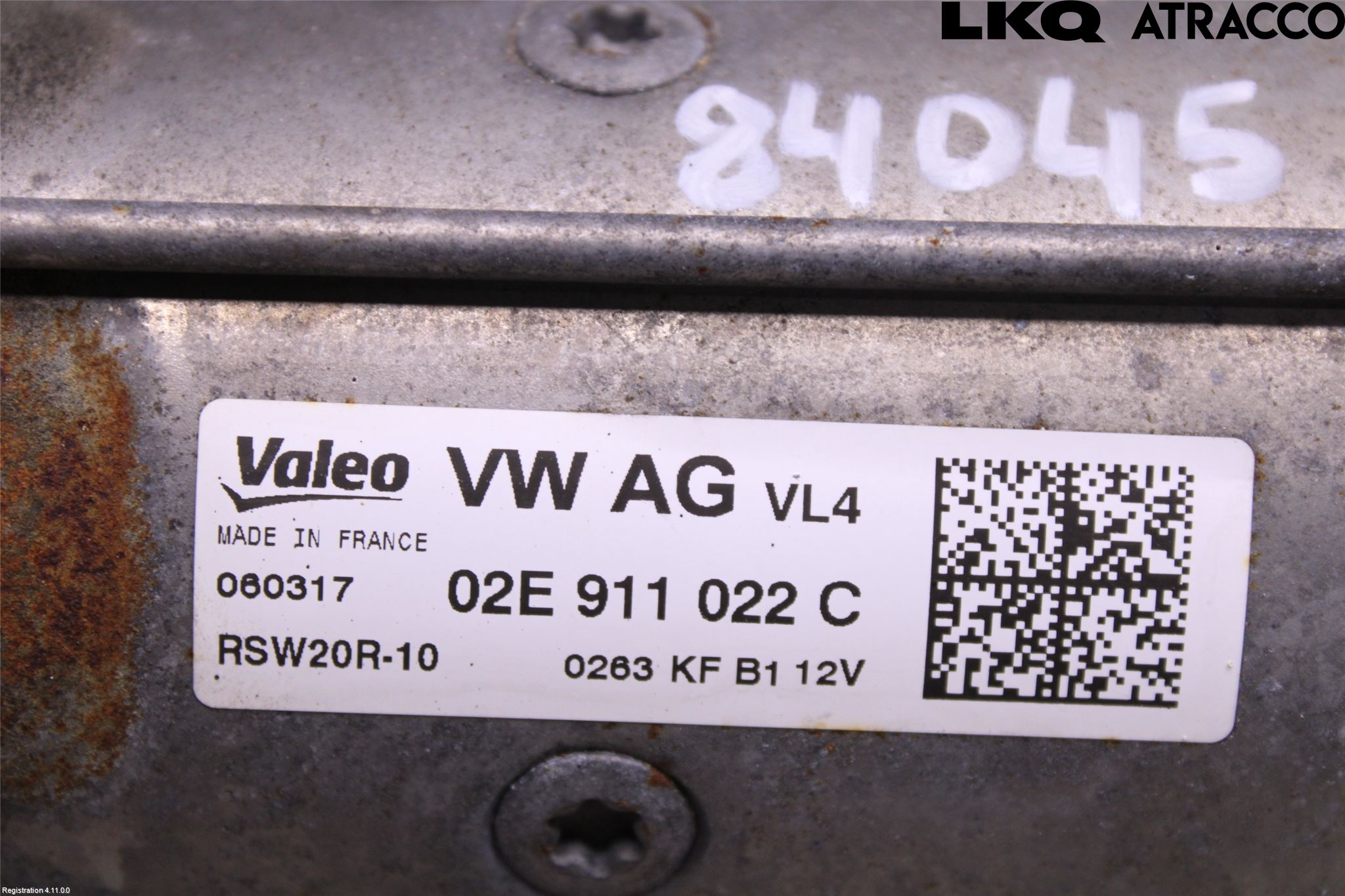 Volkswagen VW TIGUAN 16-24 Startmotor Diesel