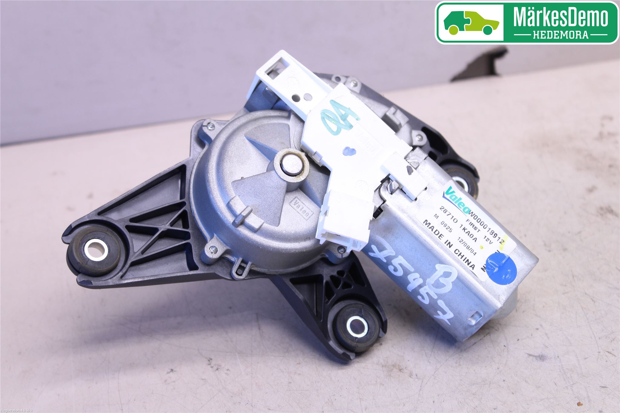 Nissan JUKE 10-14 Torkarmotor Baklucka
