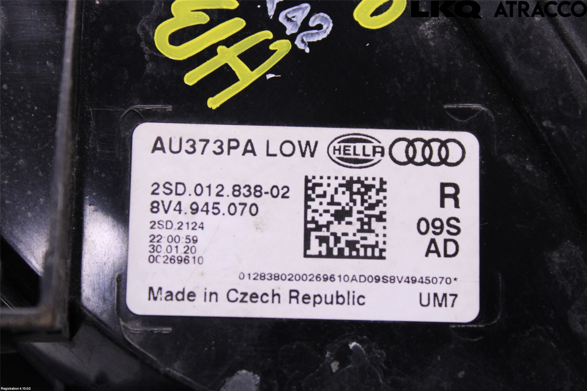 Audi A3/S3 8V 13-20 Bakljus Höger