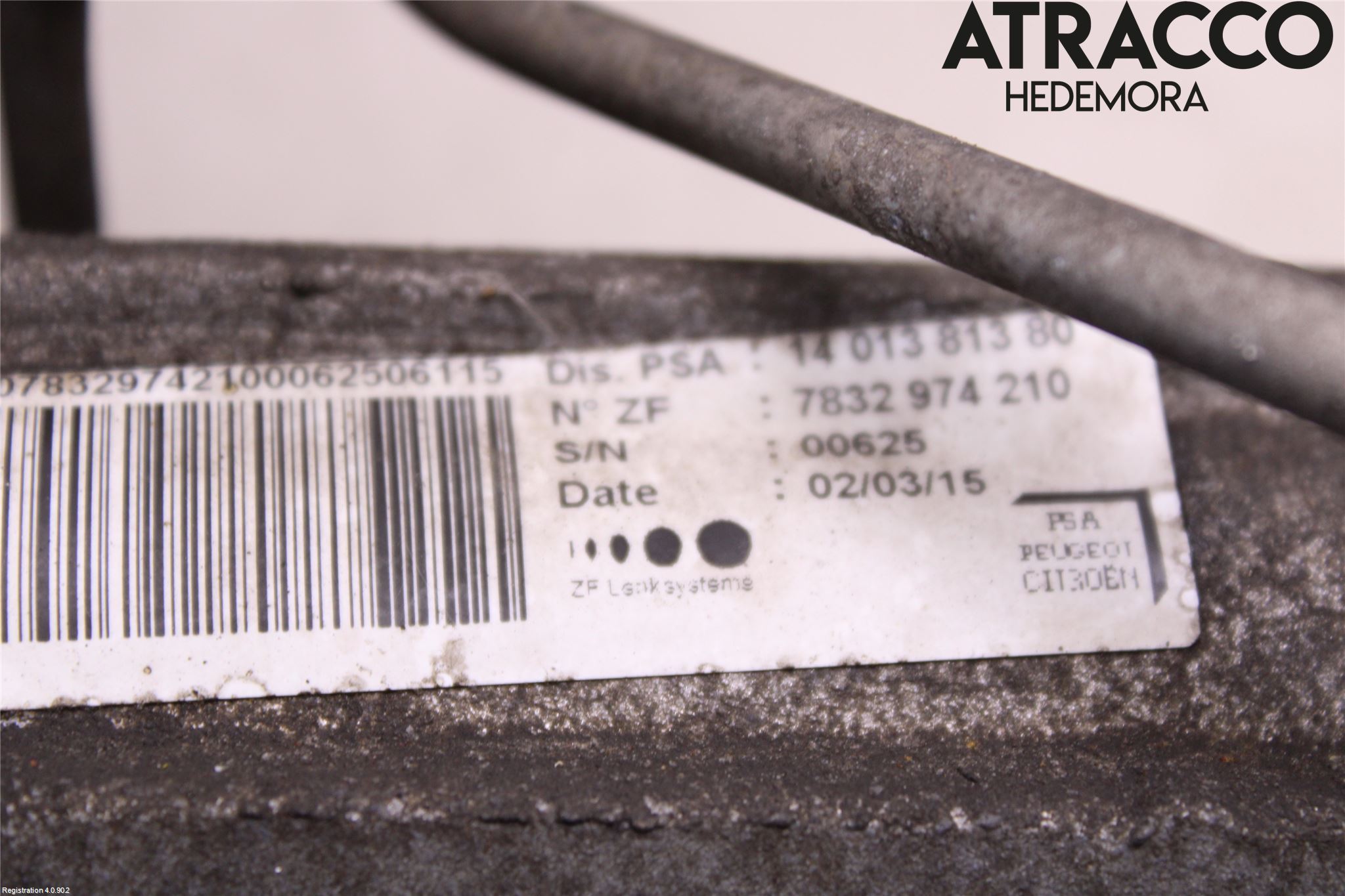 Citroen JUMPY 07-16 Styrväxel Servo -Snäcka