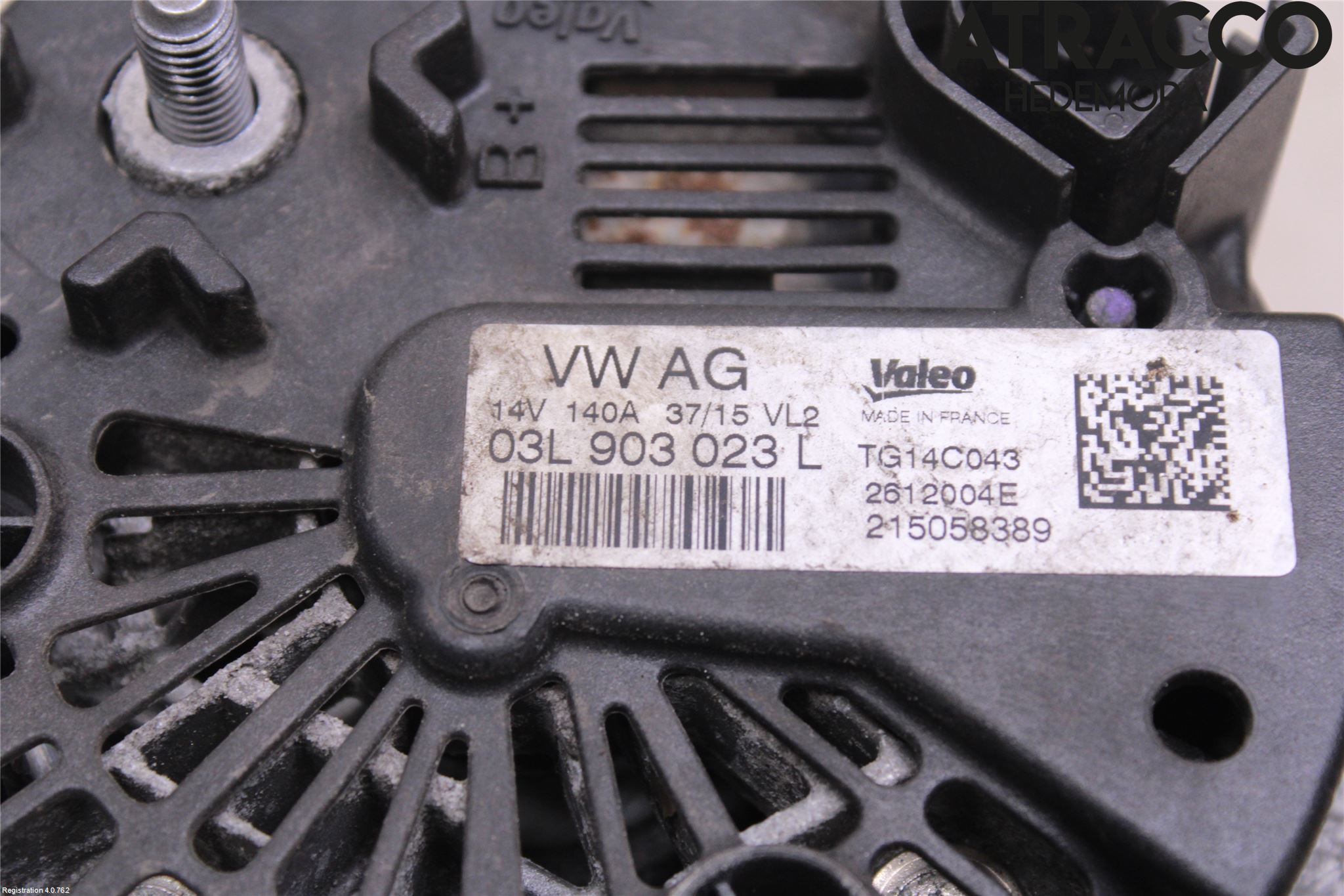 Volkswagen VW PASSAT 15-19 Generator