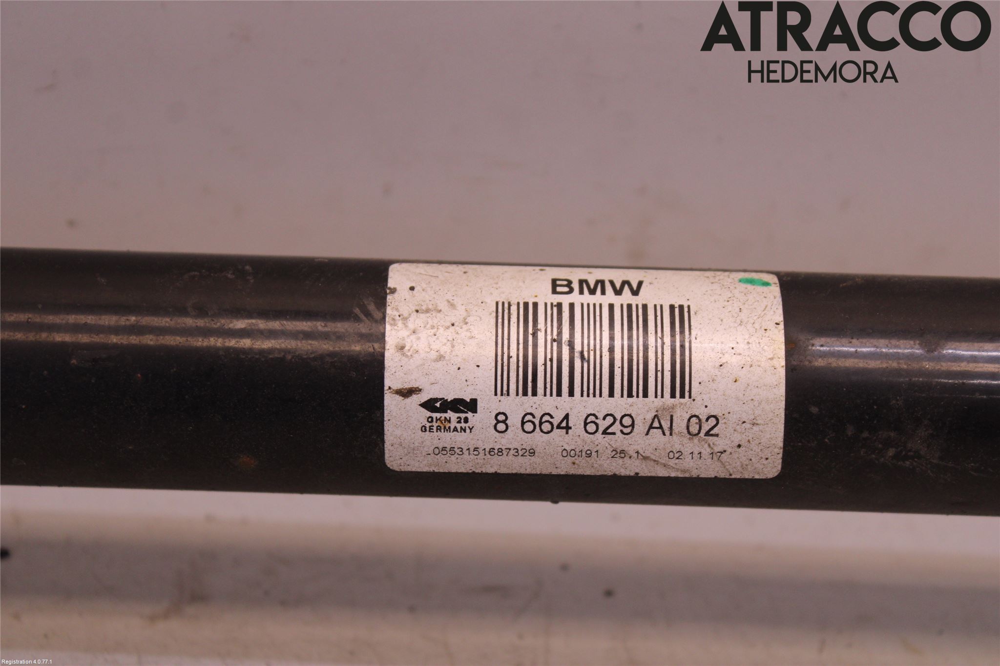 BMW 5 G30/G31/F90 17-23 Drivaxel Bak Vänster