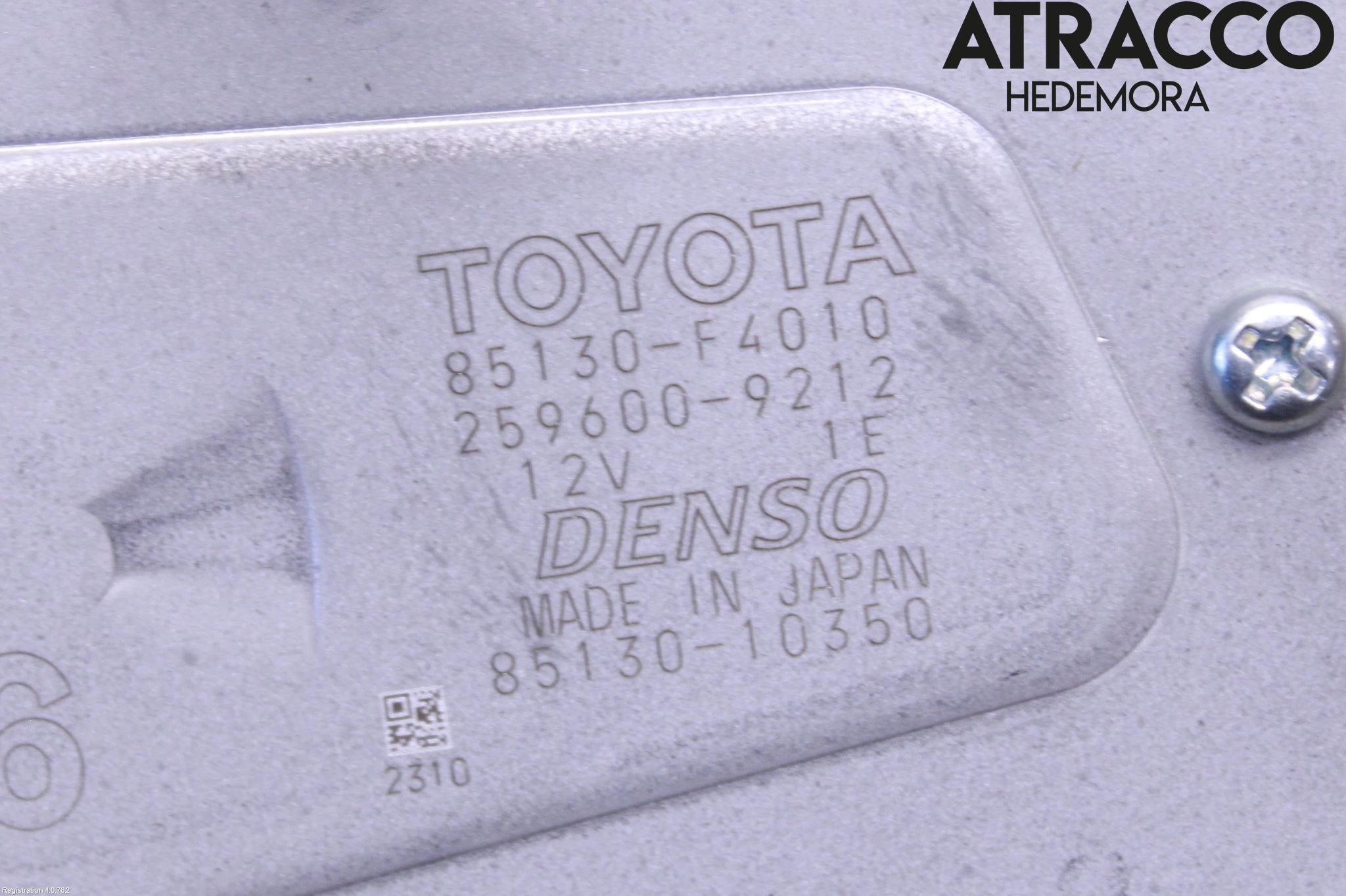 Toyota C-HR 16-23 Torkarmotor Baklucka