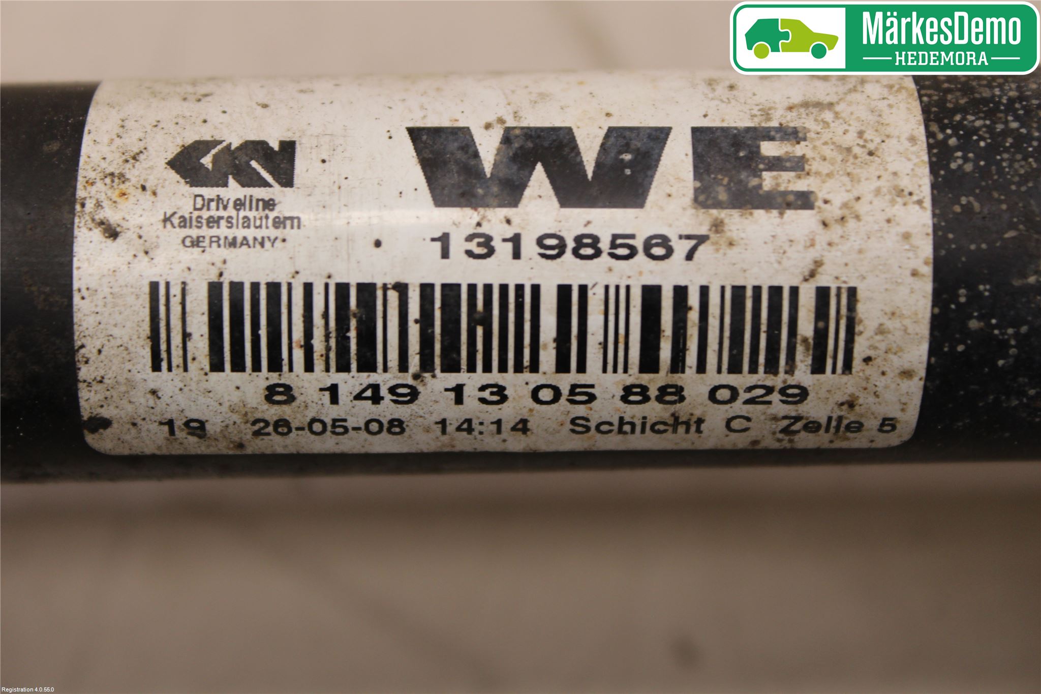 Opel ASTRA H 04-12 Drivaxel Fram Höger