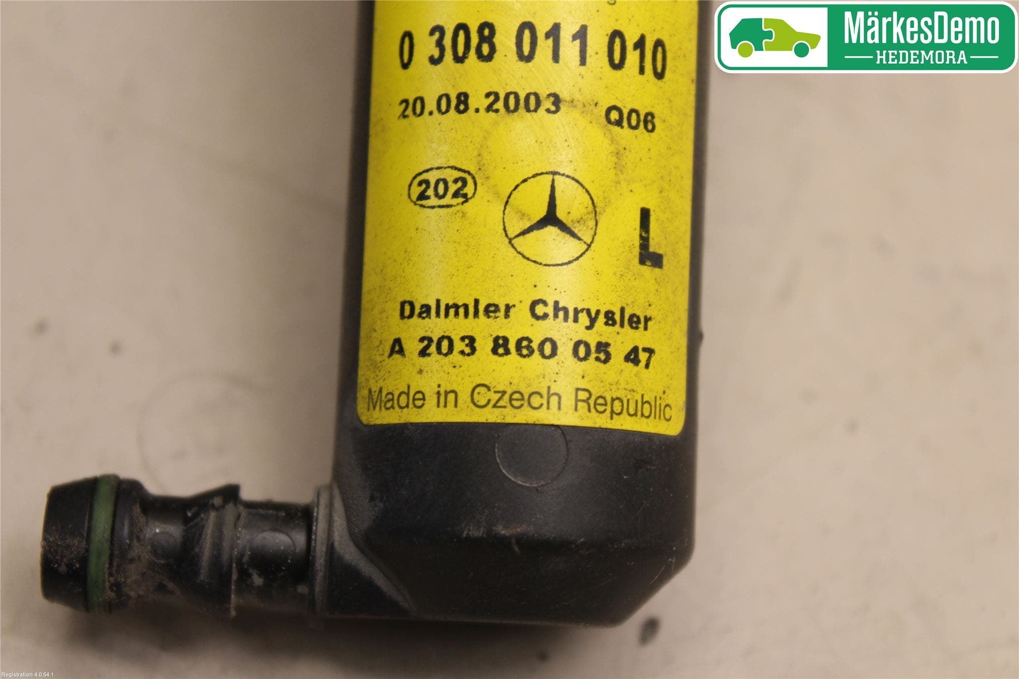 Mercedes-Benz MB C (203) 00-07 Spolarmunstycke Strålkastare