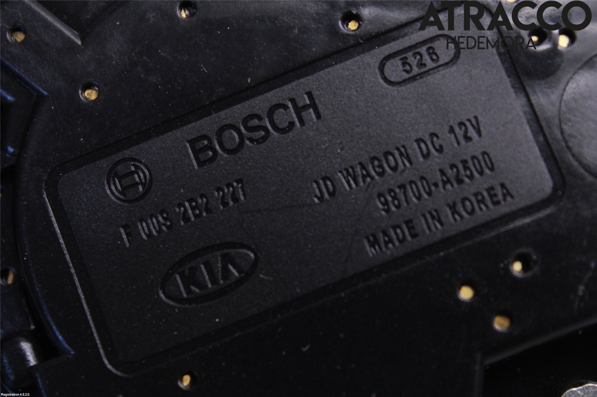 Kia CEED 12-18 Torkarmotor Baklucka