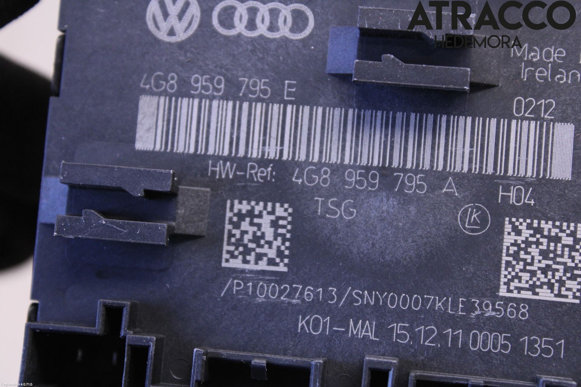 Audi A6/S6 4G 11-18 Styrenhet Dörr